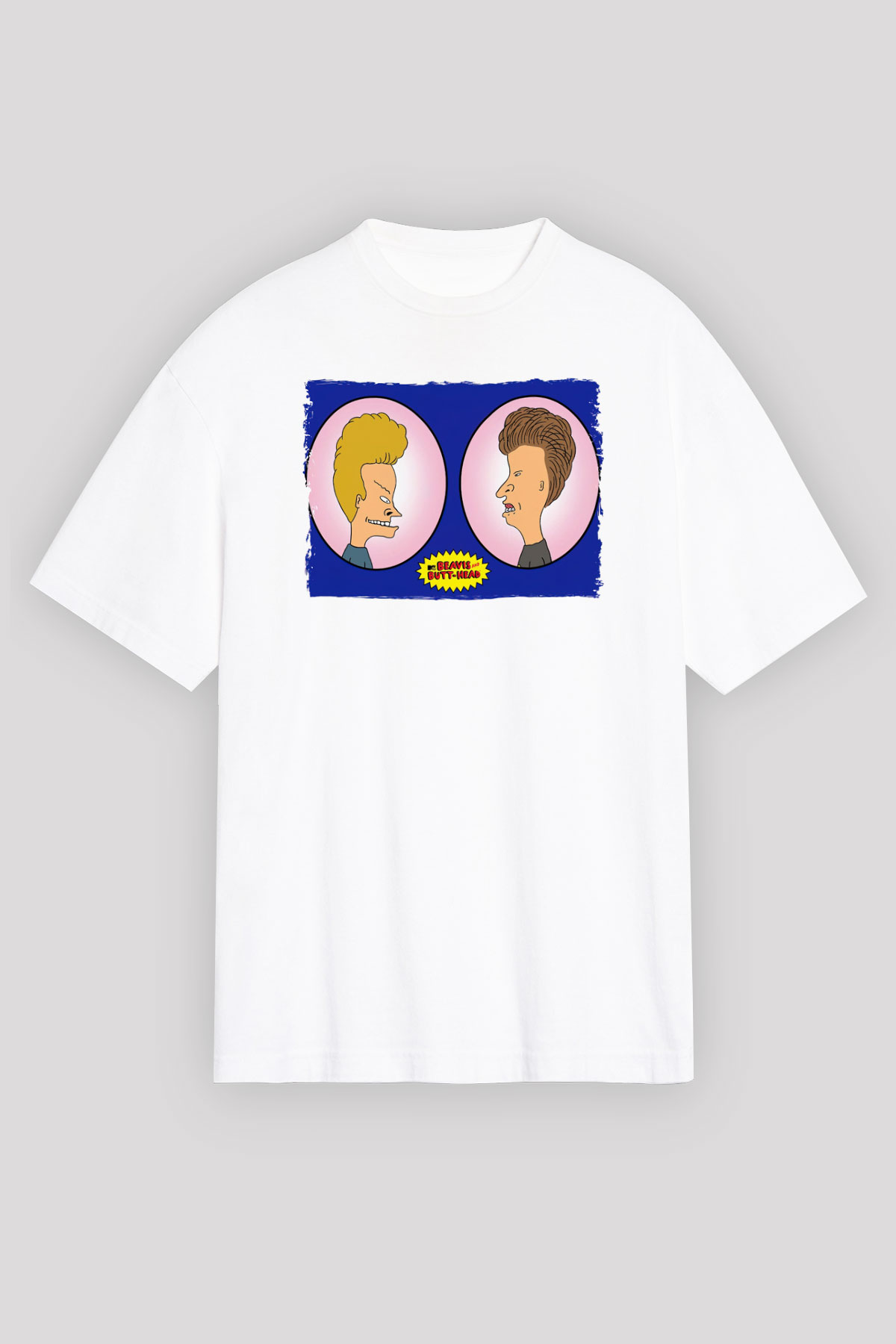 Beavis and Butt-head Beyaz Unisex Tişört T-Shirt