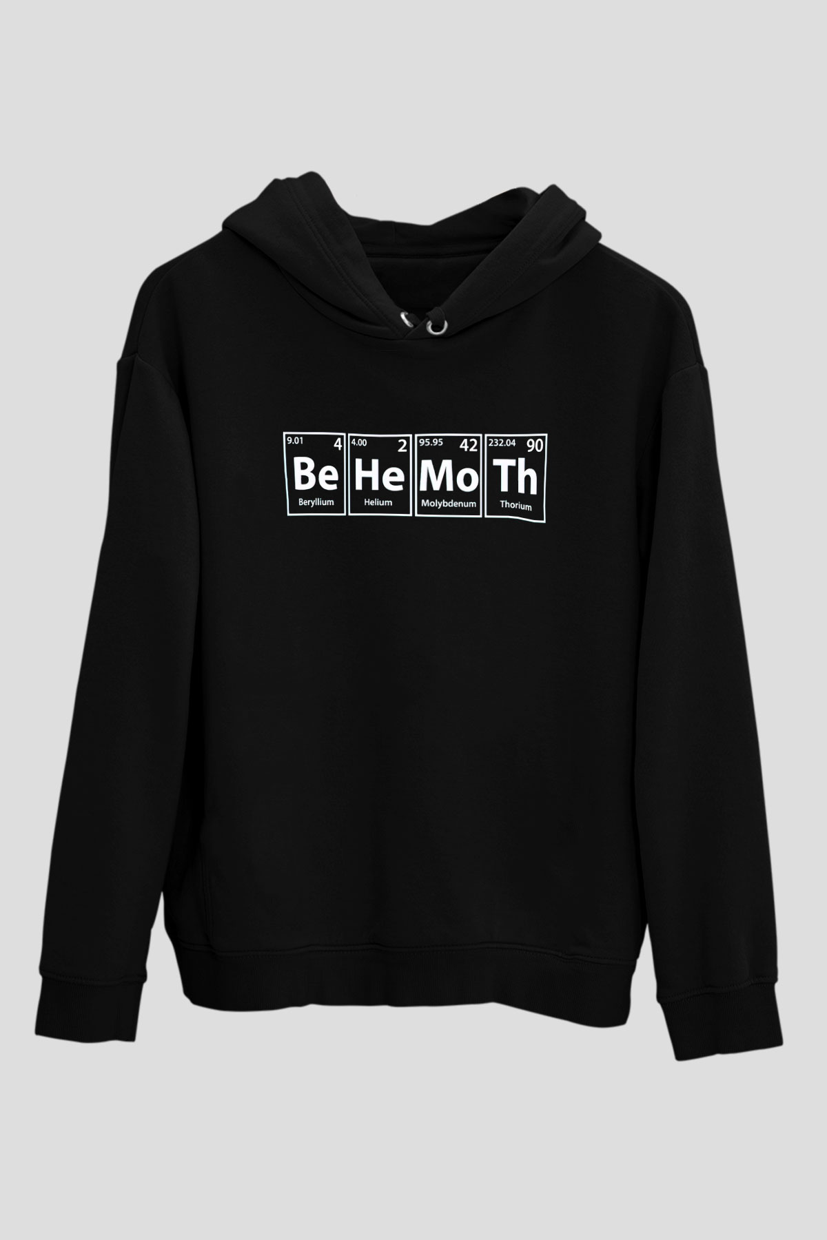 Behemoth Siyah Unisex Kapüşonlu Sweatshirt