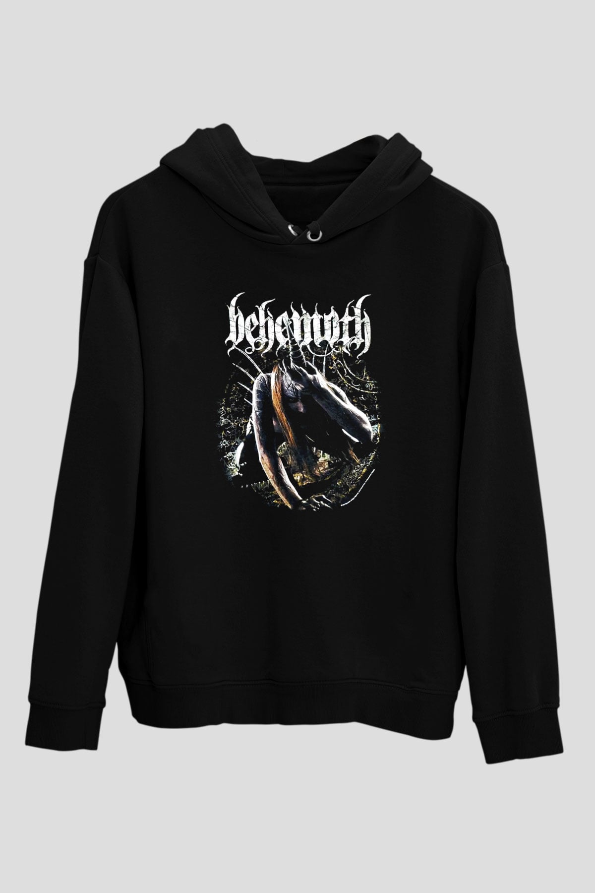 Behemoth Siyah Unisex Kapüşonlu Sweatshirt