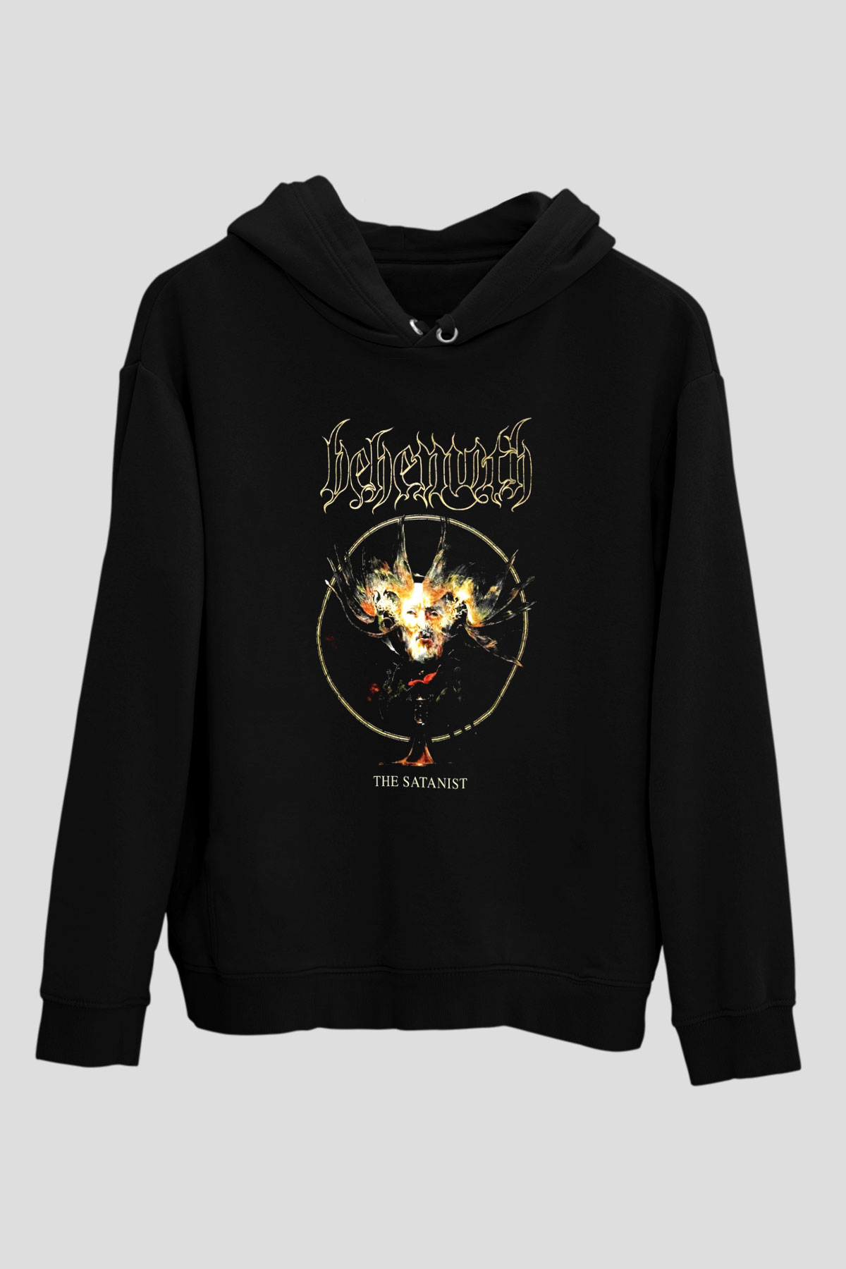 Behemoth Siyah Unisex Kapüşonlu Sweatshirt