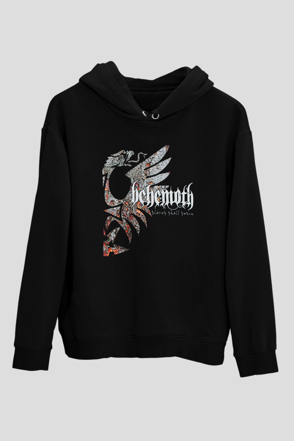 Behemoth Siyah Unisex Kapüşonlu Sweatshirt