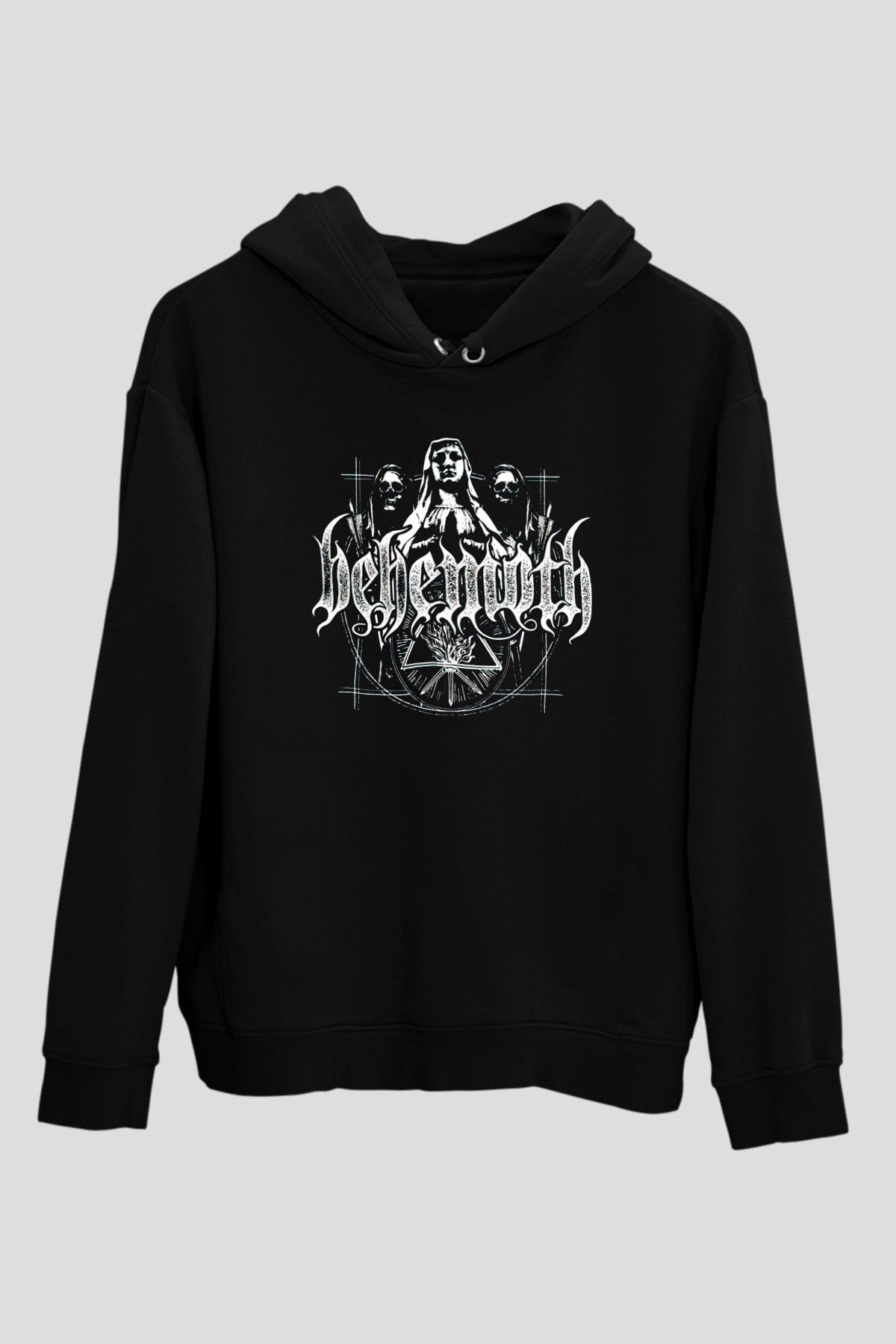 Behemoth Siyah Unisex Kapüşonlu Sweatshirt