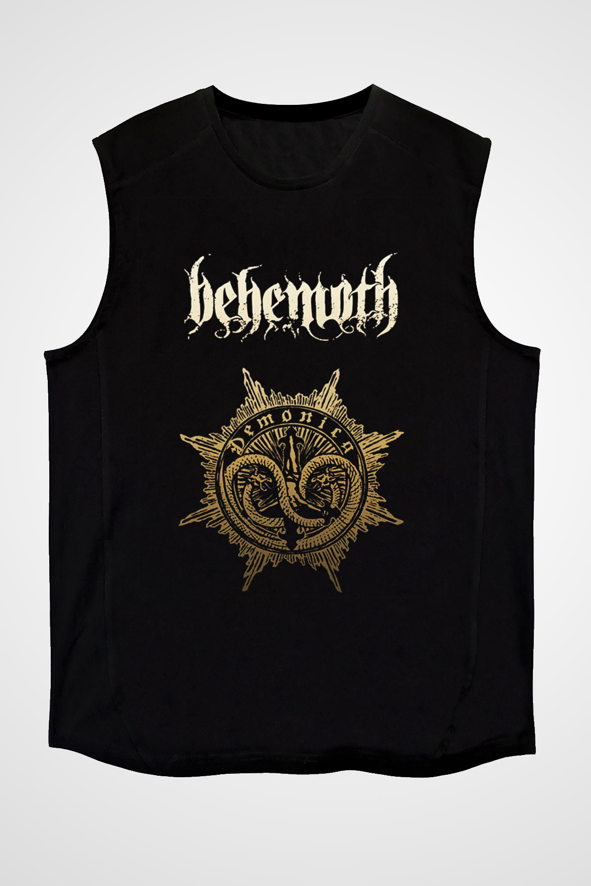Behemoth Siyah Unisex Kolsuz Tişört