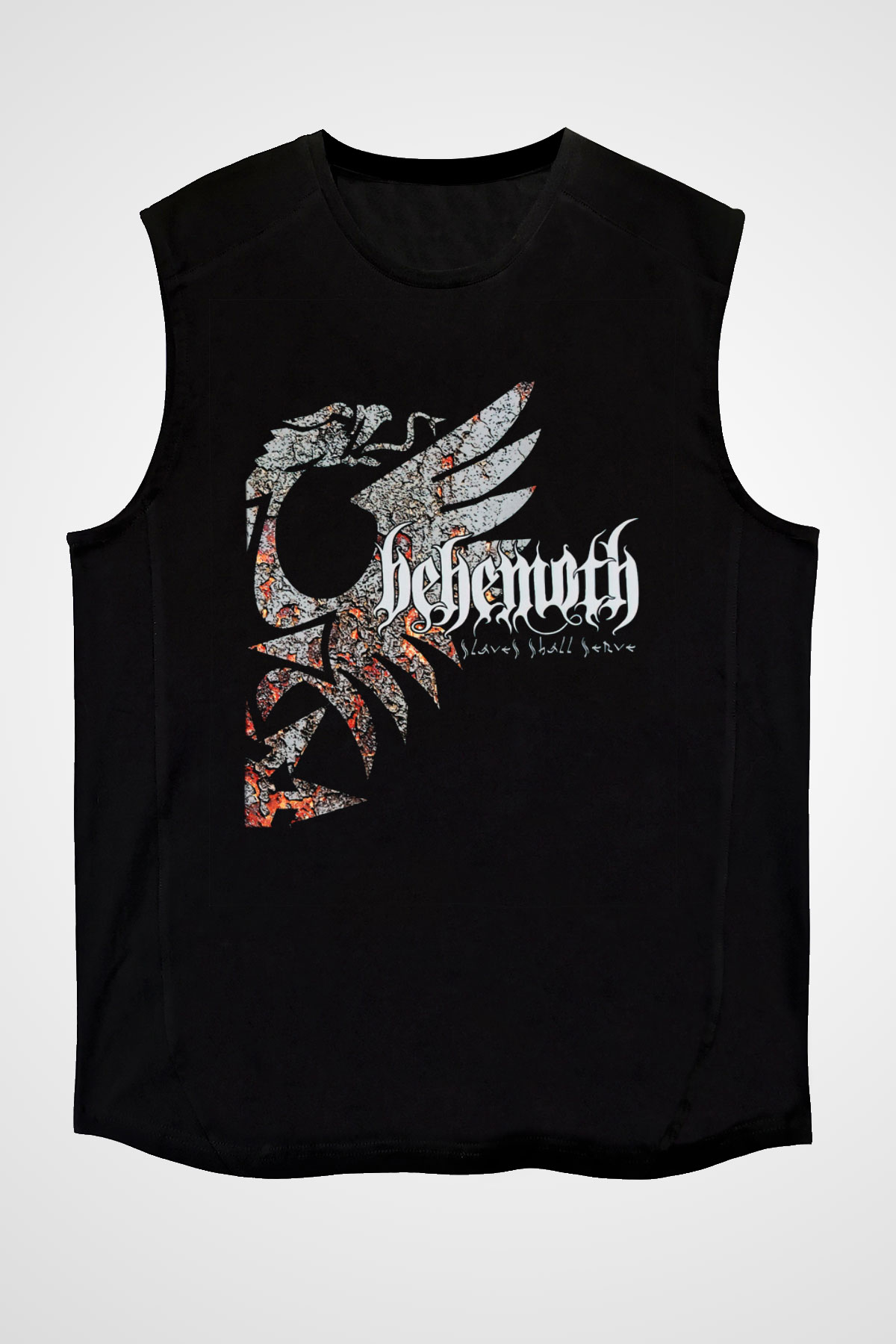 Behemoth Siyah Unisex Kolsuz Tişört