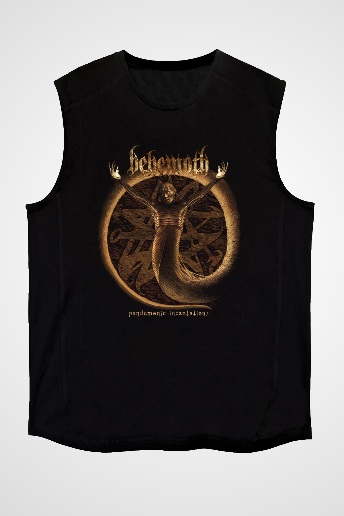 Behemoth Siyah Unisex Kolsuz Tişört