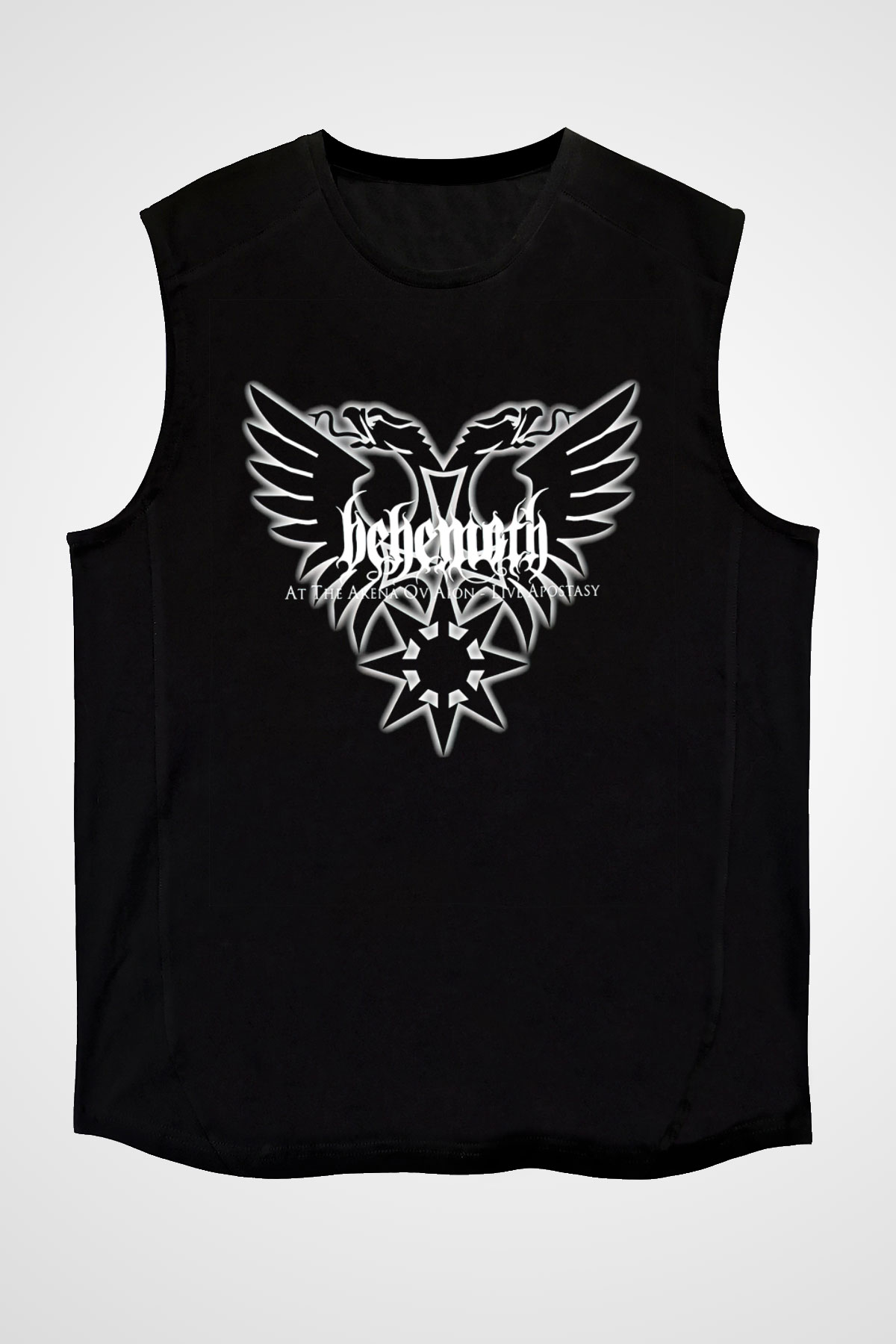 Behemoth Siyah Unisex Kolsuz Tişört