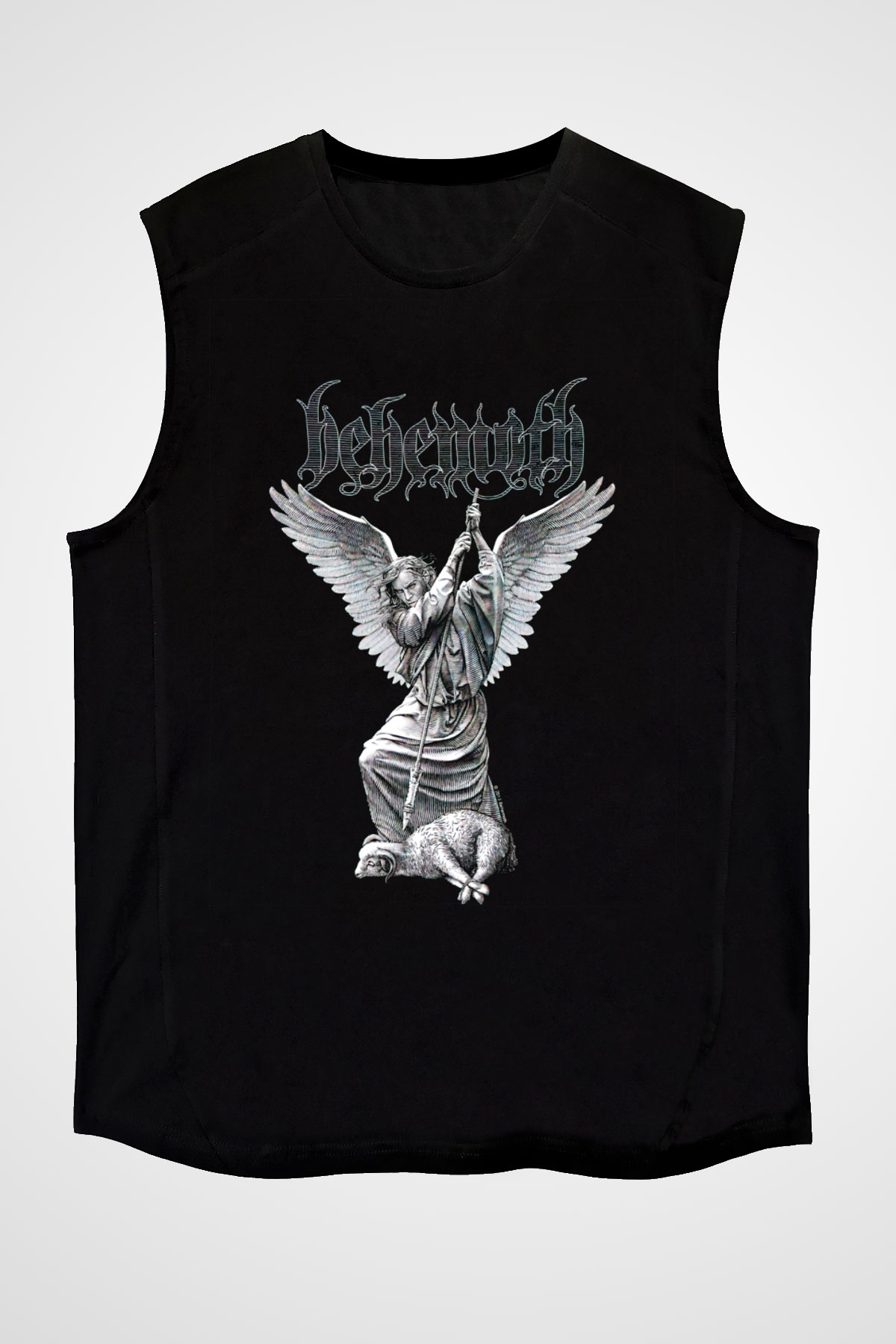 Behemoth Siyah Unisex Kolsuz Tişört