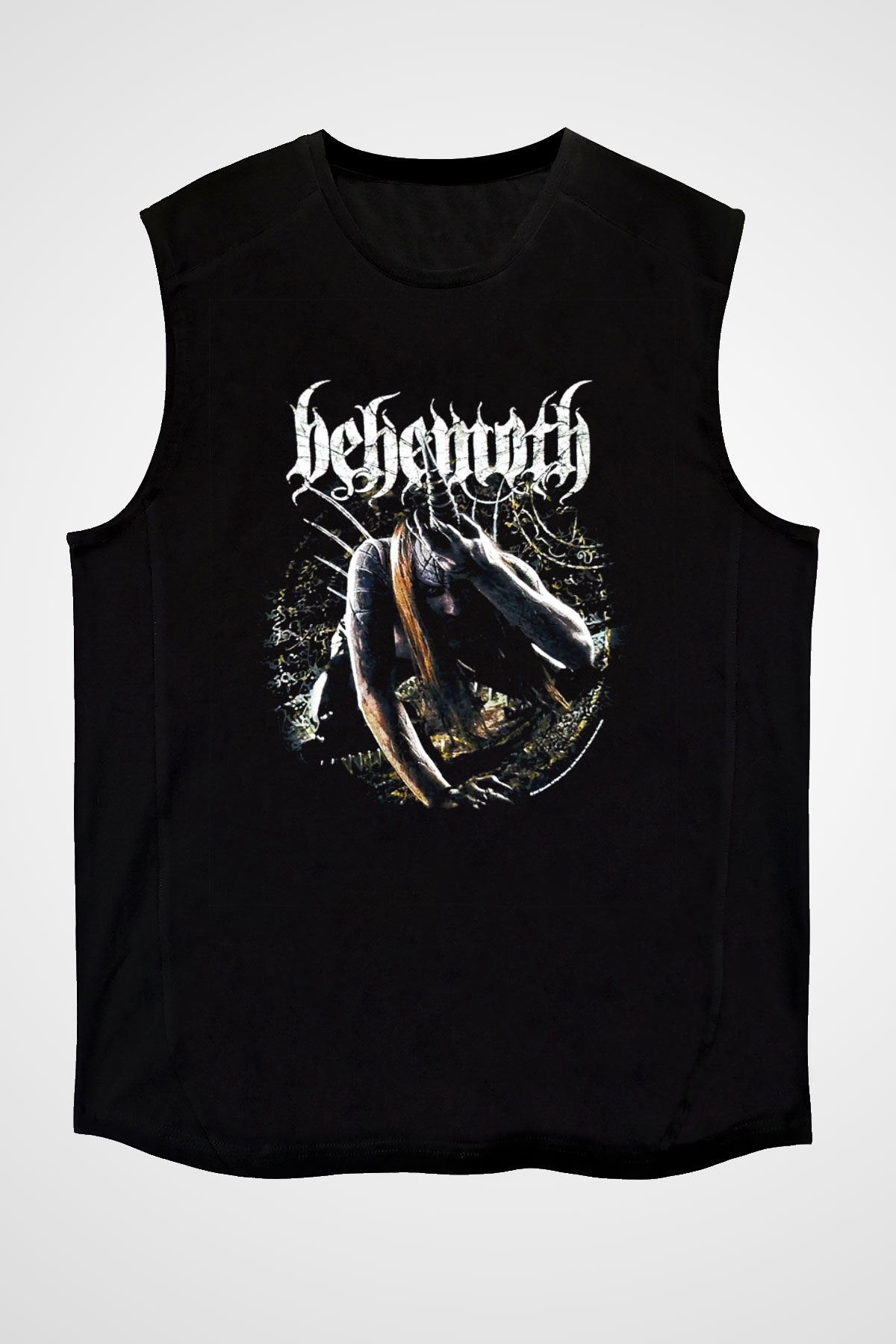 Behemoth Siyah Unisex Kolsuz Tişört
