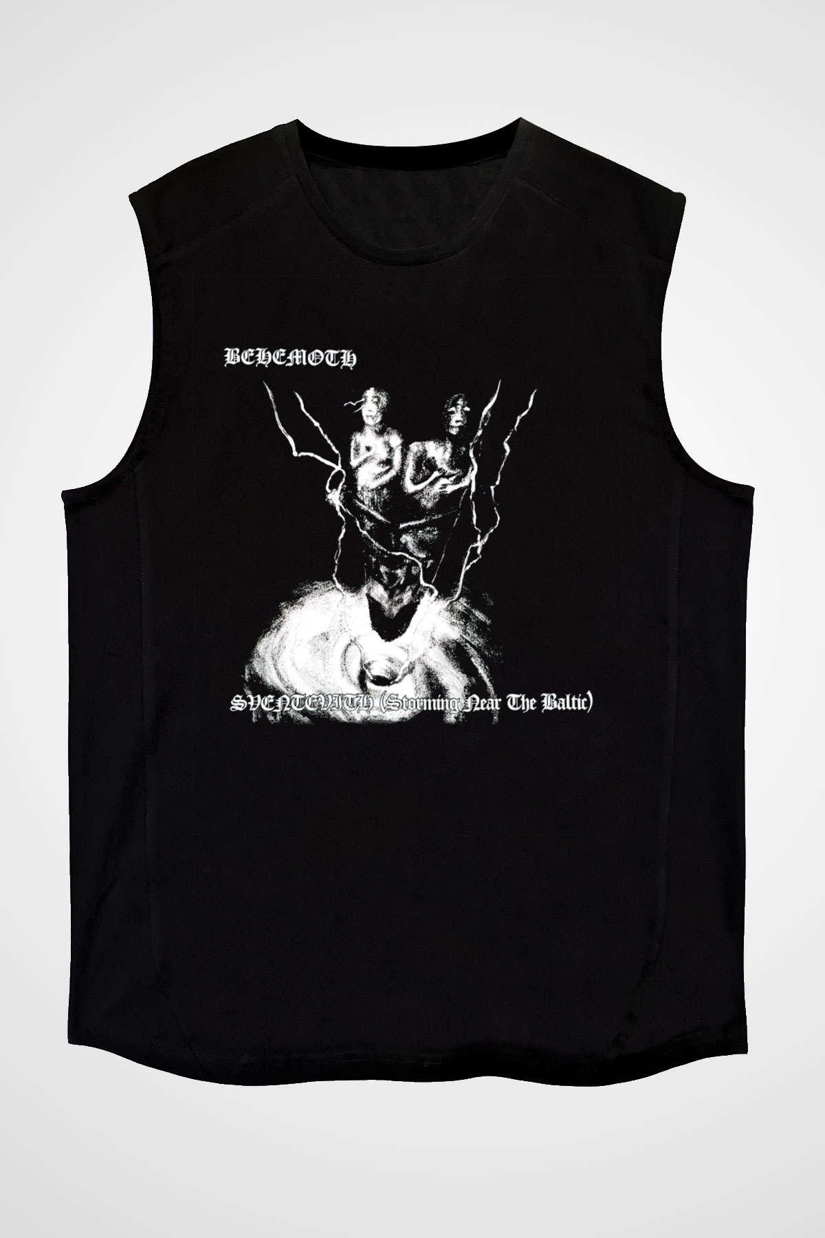 Behemoth Siyah Unisex Kolsuz Tişört