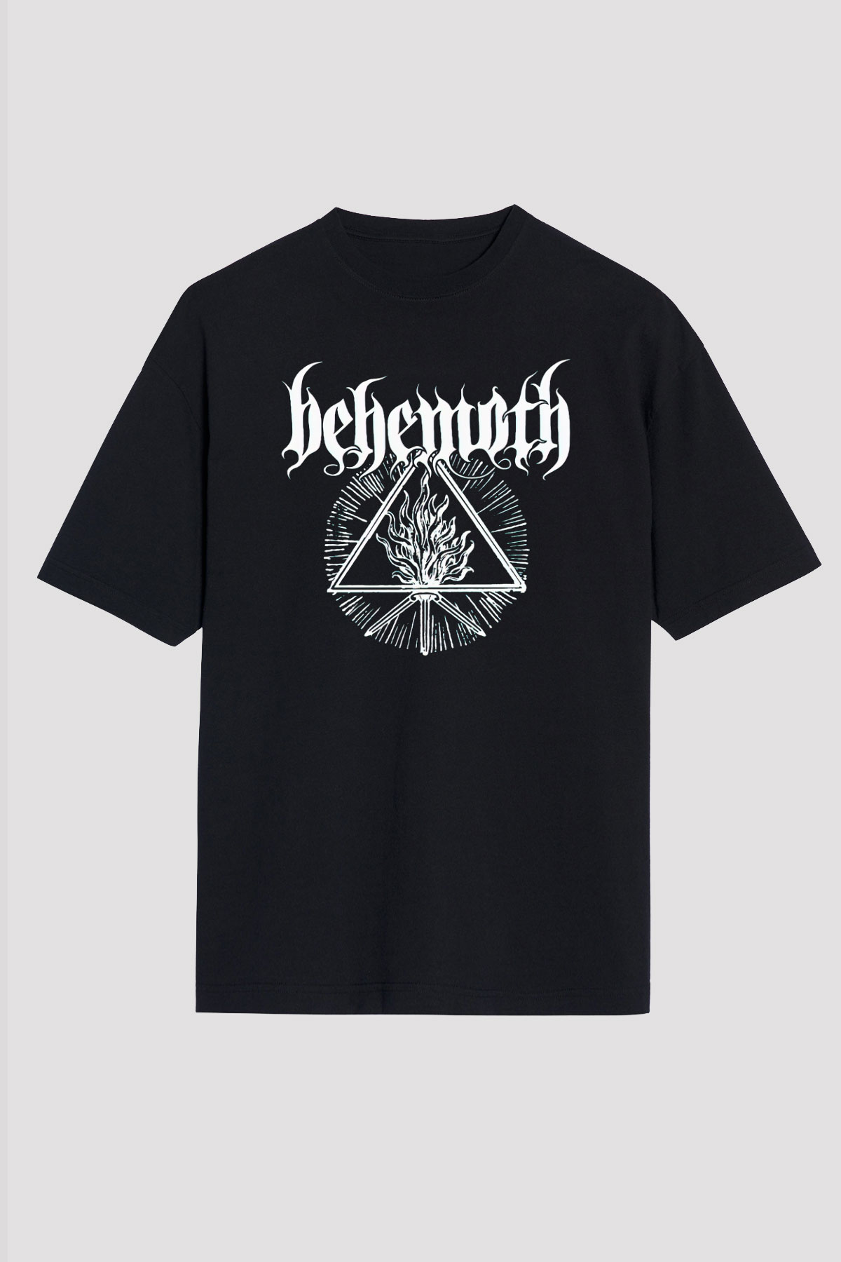 Behemoth Siyah Unisex Oversize Tişört T-Shirt