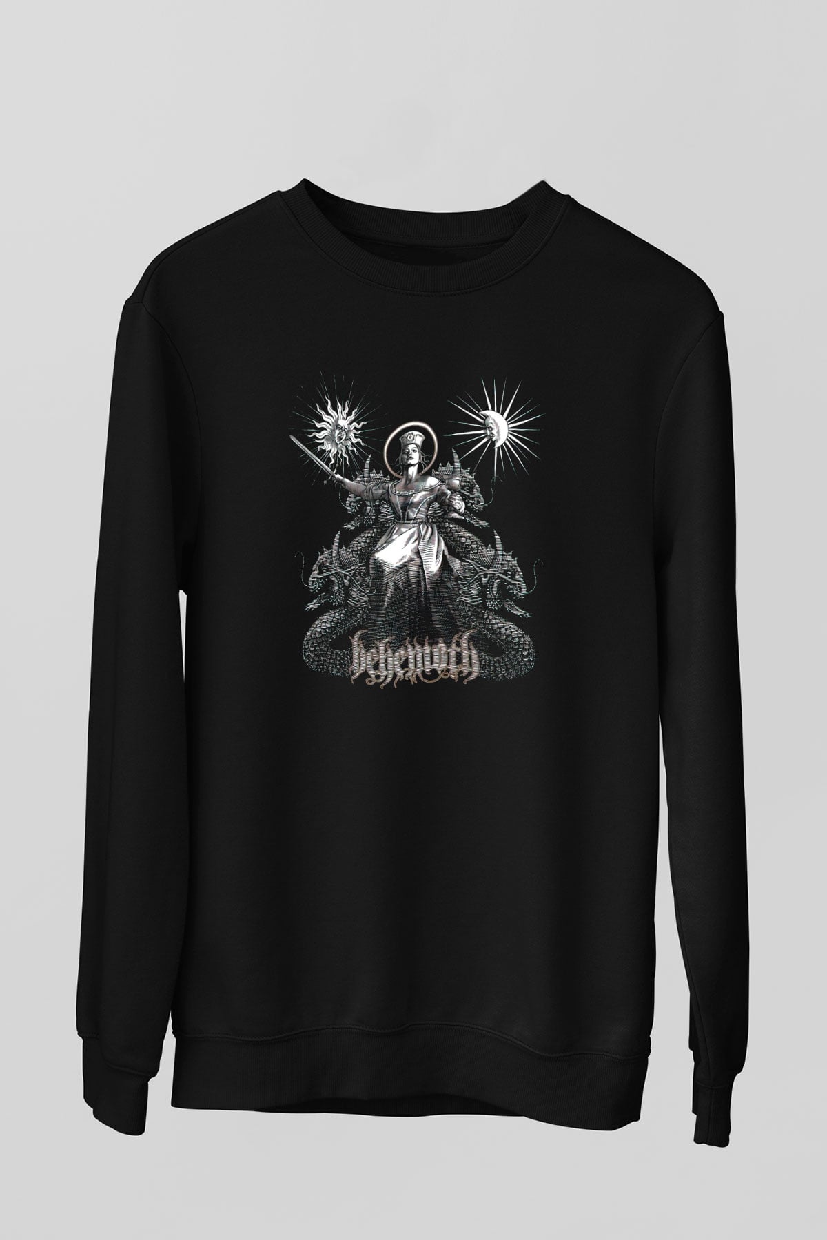 Behemoth Siyah Unisex Sweatshirt