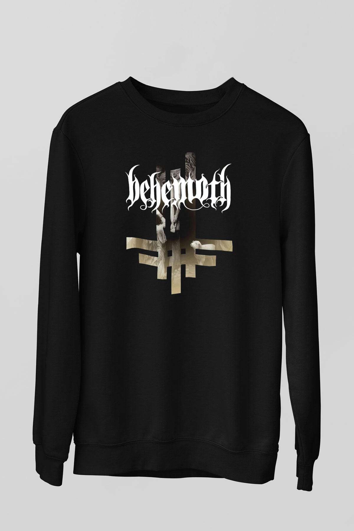 Behemoth Siyah Unisex Sweatshirt