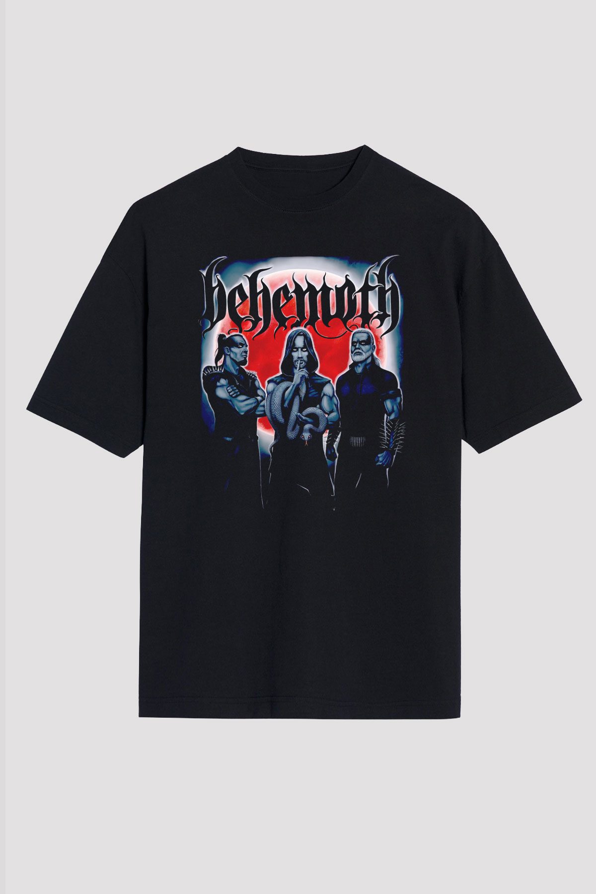 Behemoth Siyah Unisex Tişört T-Shirt - TişörtFabrikası