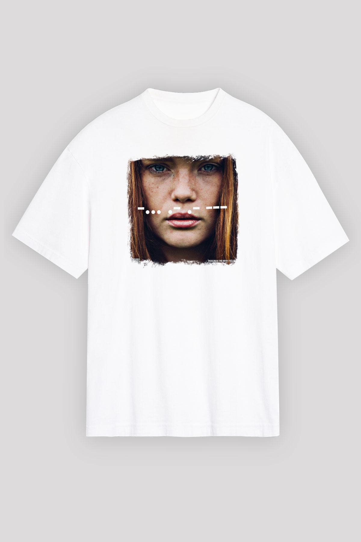 Being as an Ocean Baskılı Unisex Beyaz Oversize Tişört