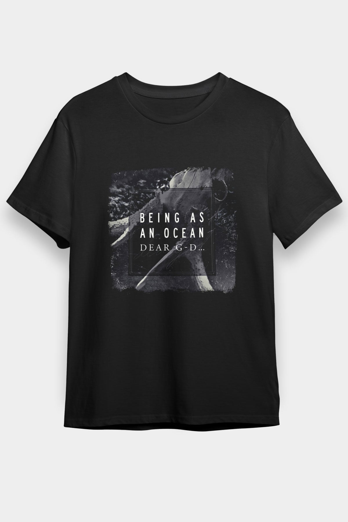 Being as an Ocean Baskılı Unisex Siyah Tişört