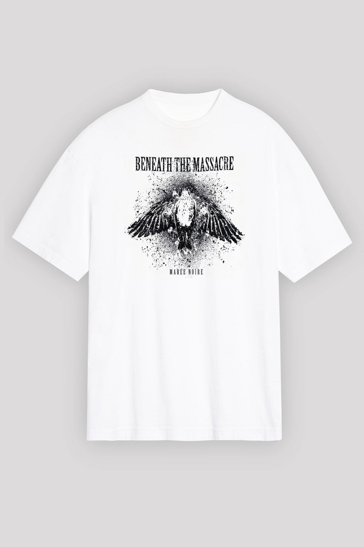 Beneath the Massacre Beyaz Unisex Tişört T-Shirt - TişörtFabrikası