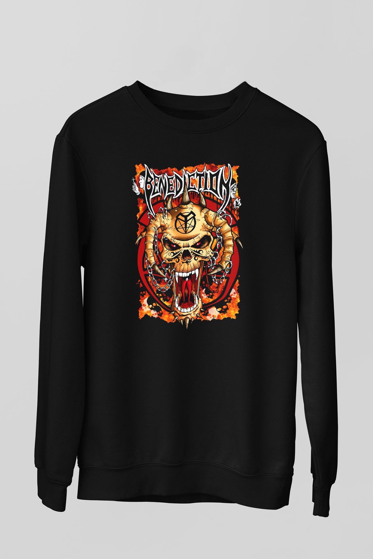 Benediction Siyah Unisex Sweatshirt