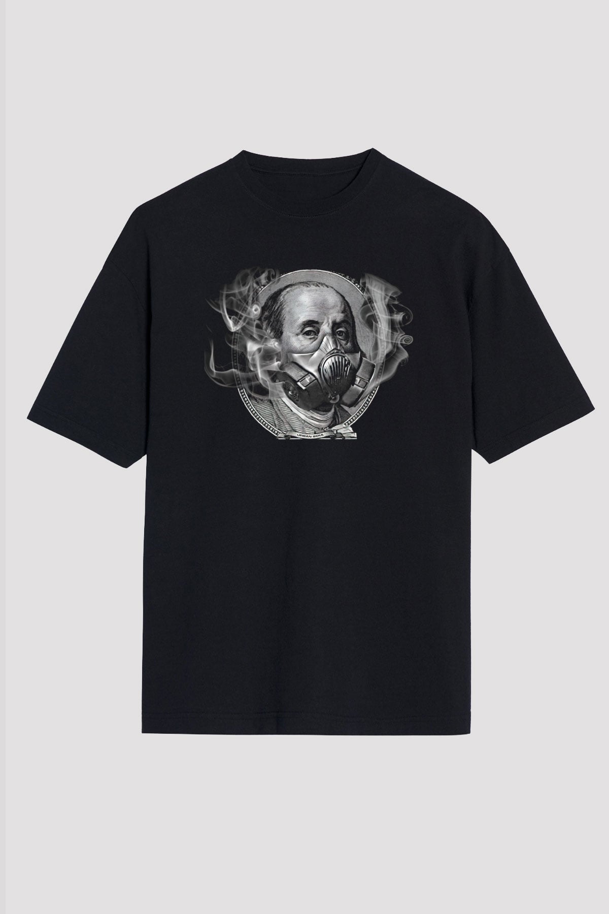 Benjamin Franklin Siyah Unisex Tişört T-Shirt - TişörtFabrikası