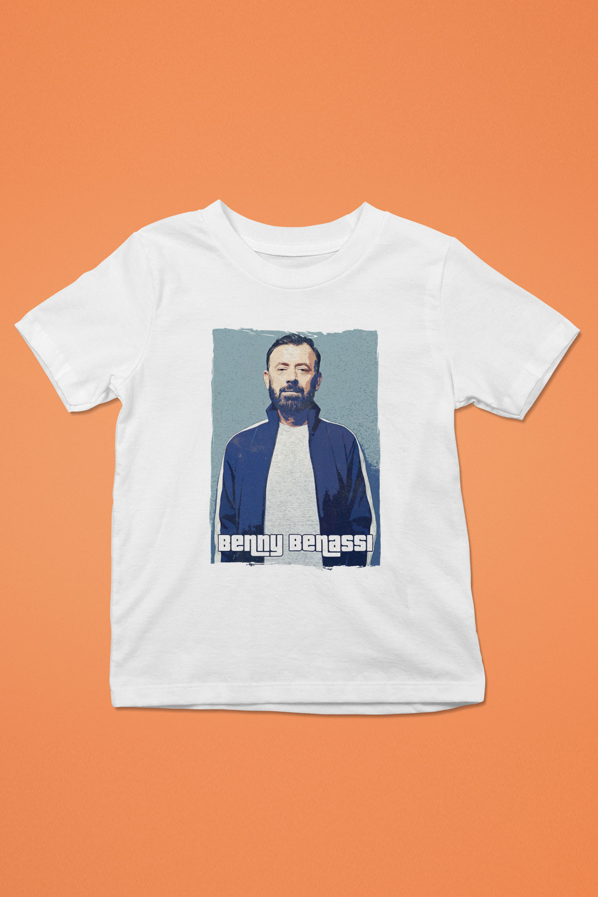 Benny Benassi Beyaz Unisex Çocuk Tişört