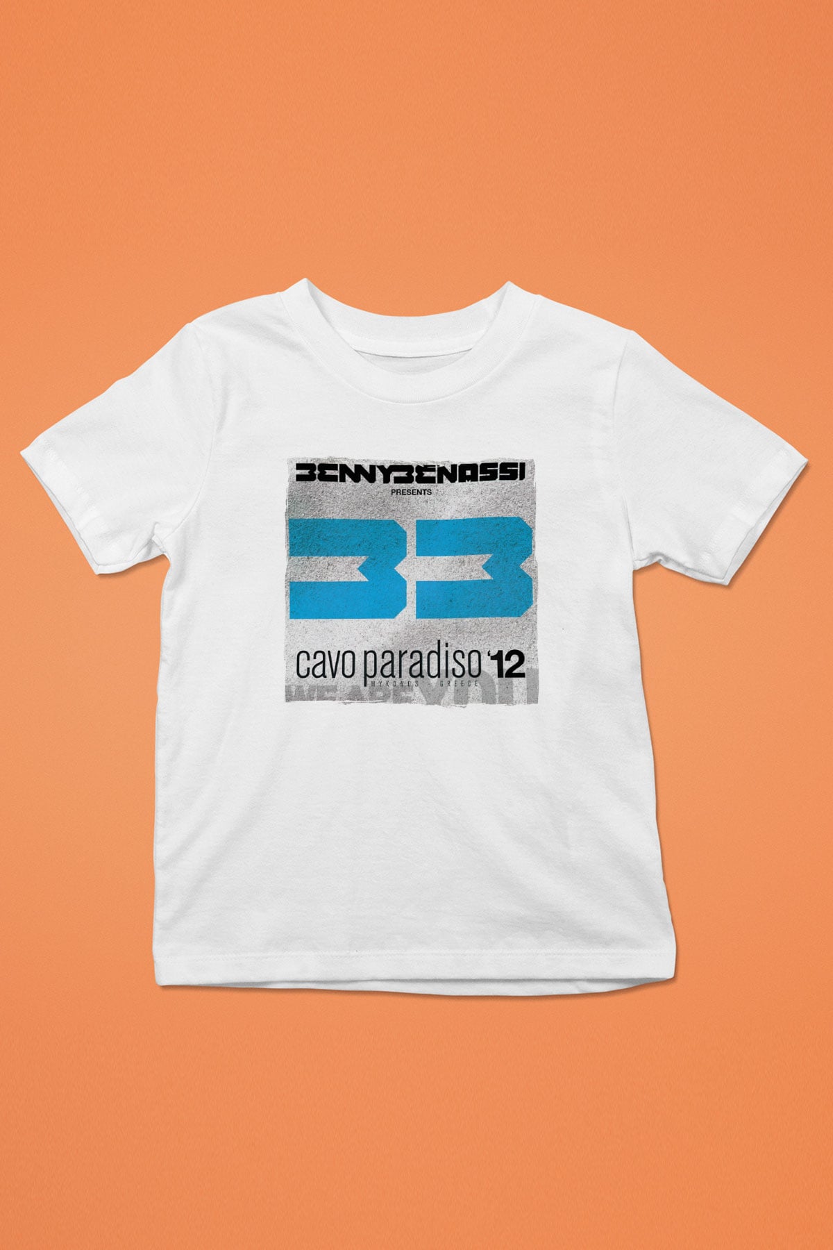Benny Benassi Beyaz Unisex Çocuk Tişört