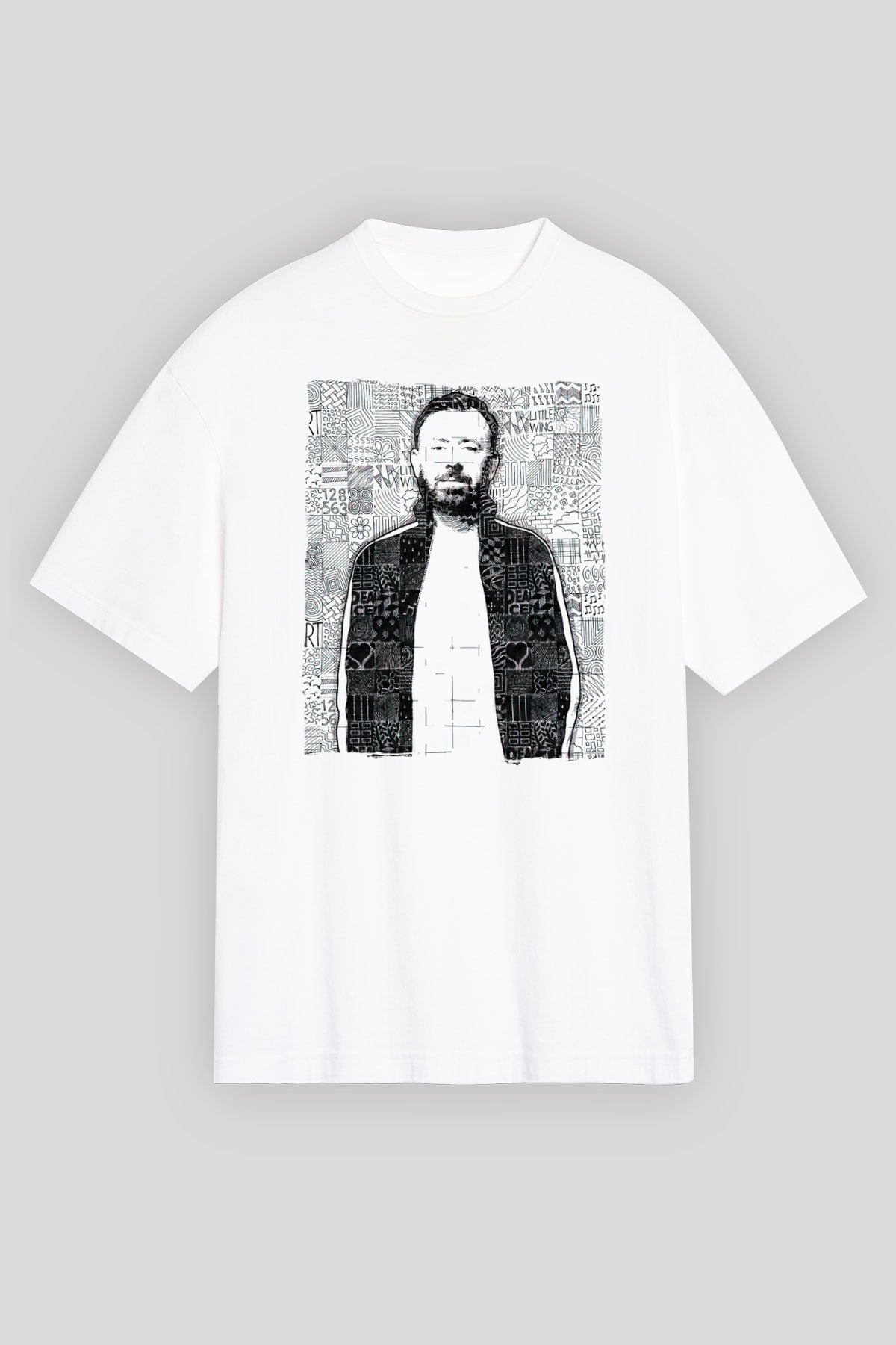 Benny Benassi Beyaz Unisex Tişört T-Shirt - TişörtFabrikası
