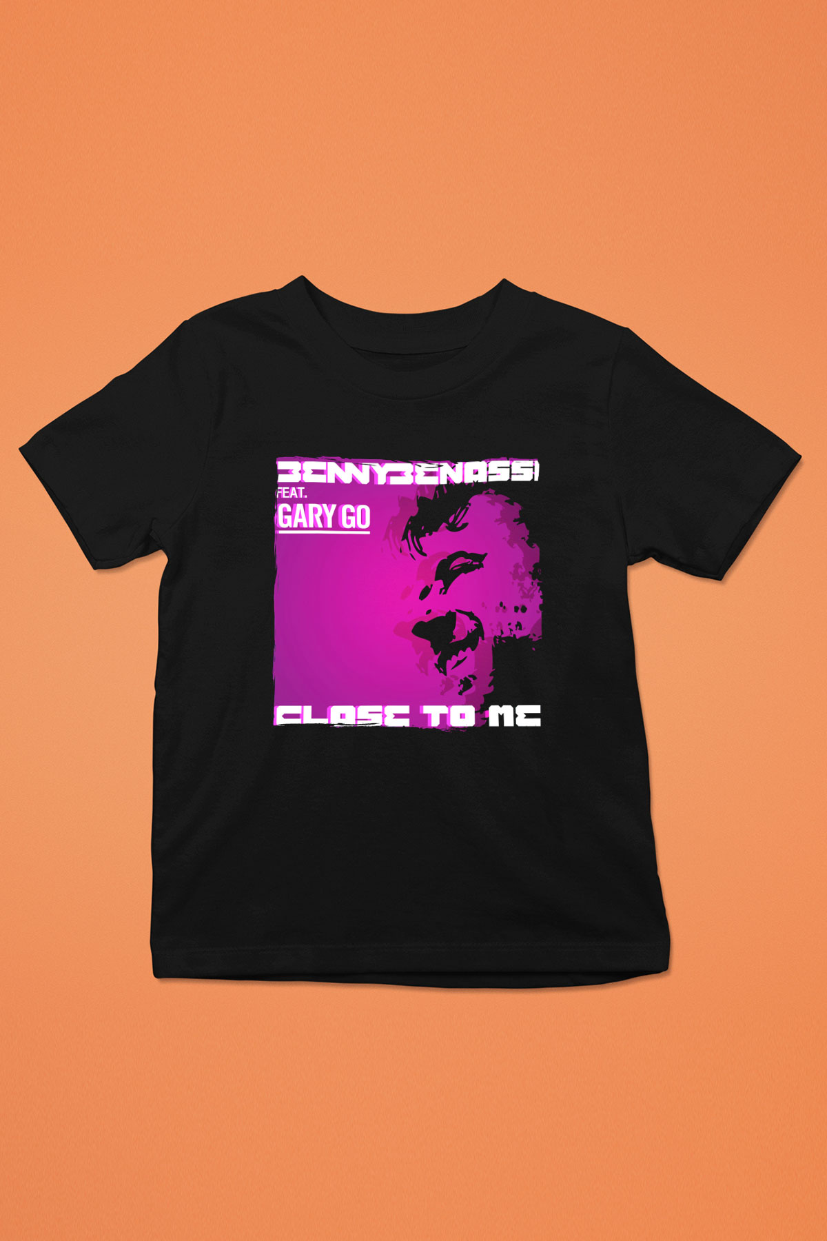 Benny Benassi Siyah Unisex Çocuk Tişört