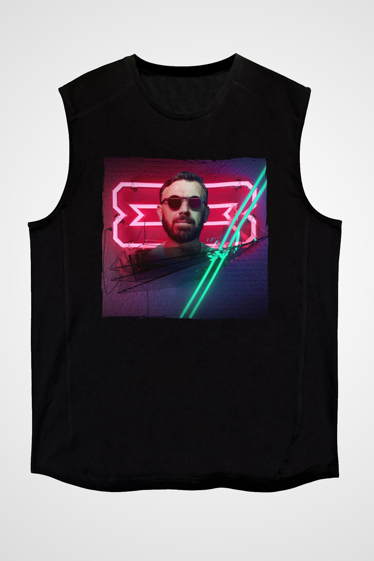 Benny Benassi Siyah Unisex Kolsuz Tişört