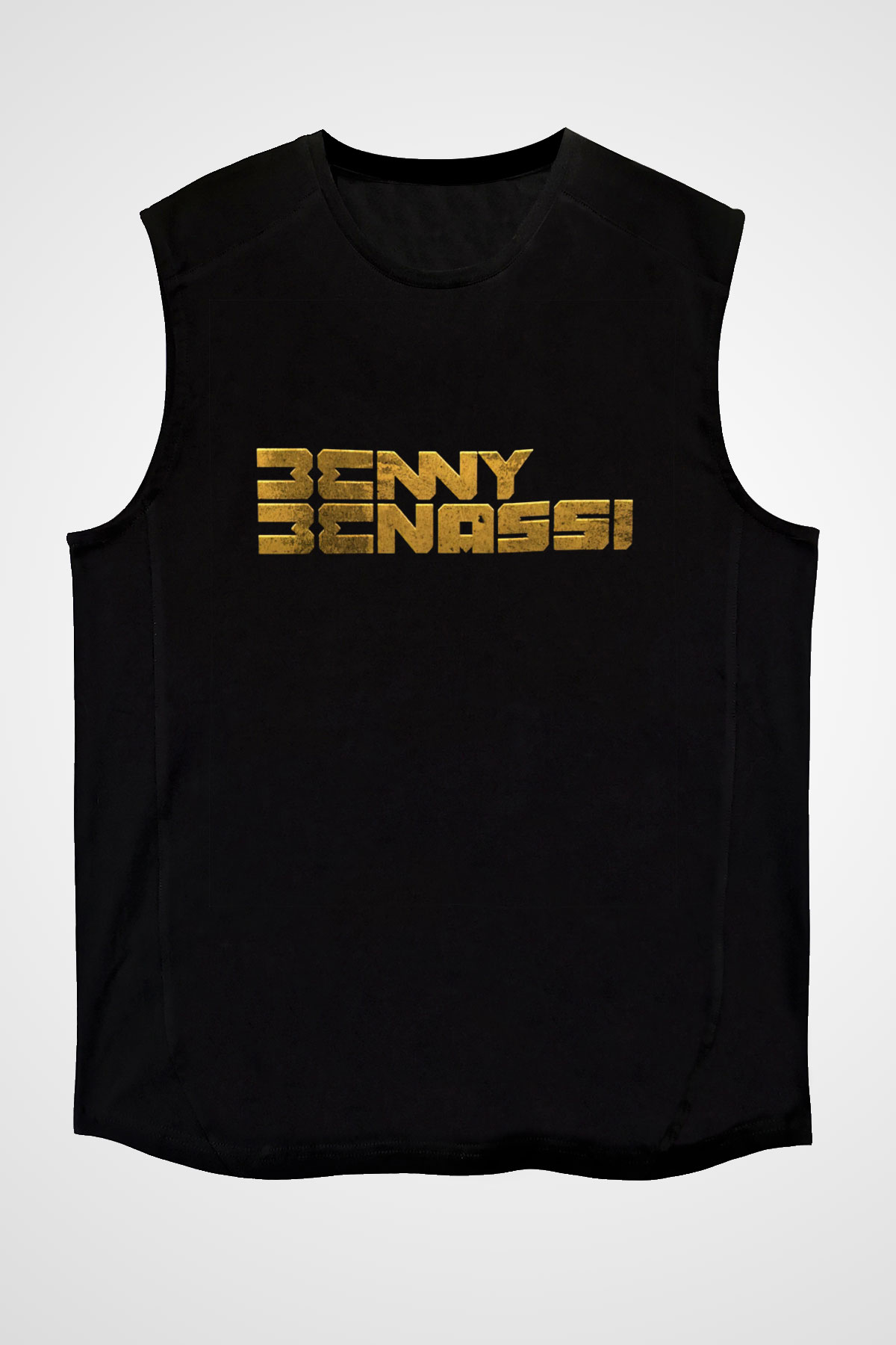 Benny Benassi Siyah Unisex Kolsuz Tişört