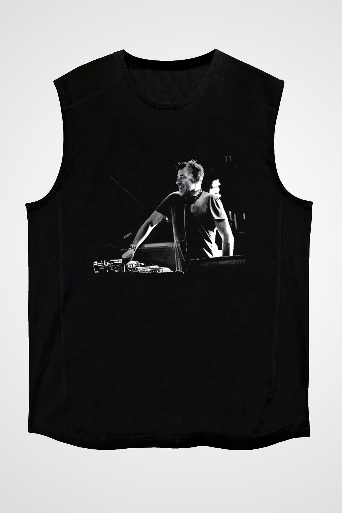 Benny Benassi Siyah Unisex Kolsuz Tişört