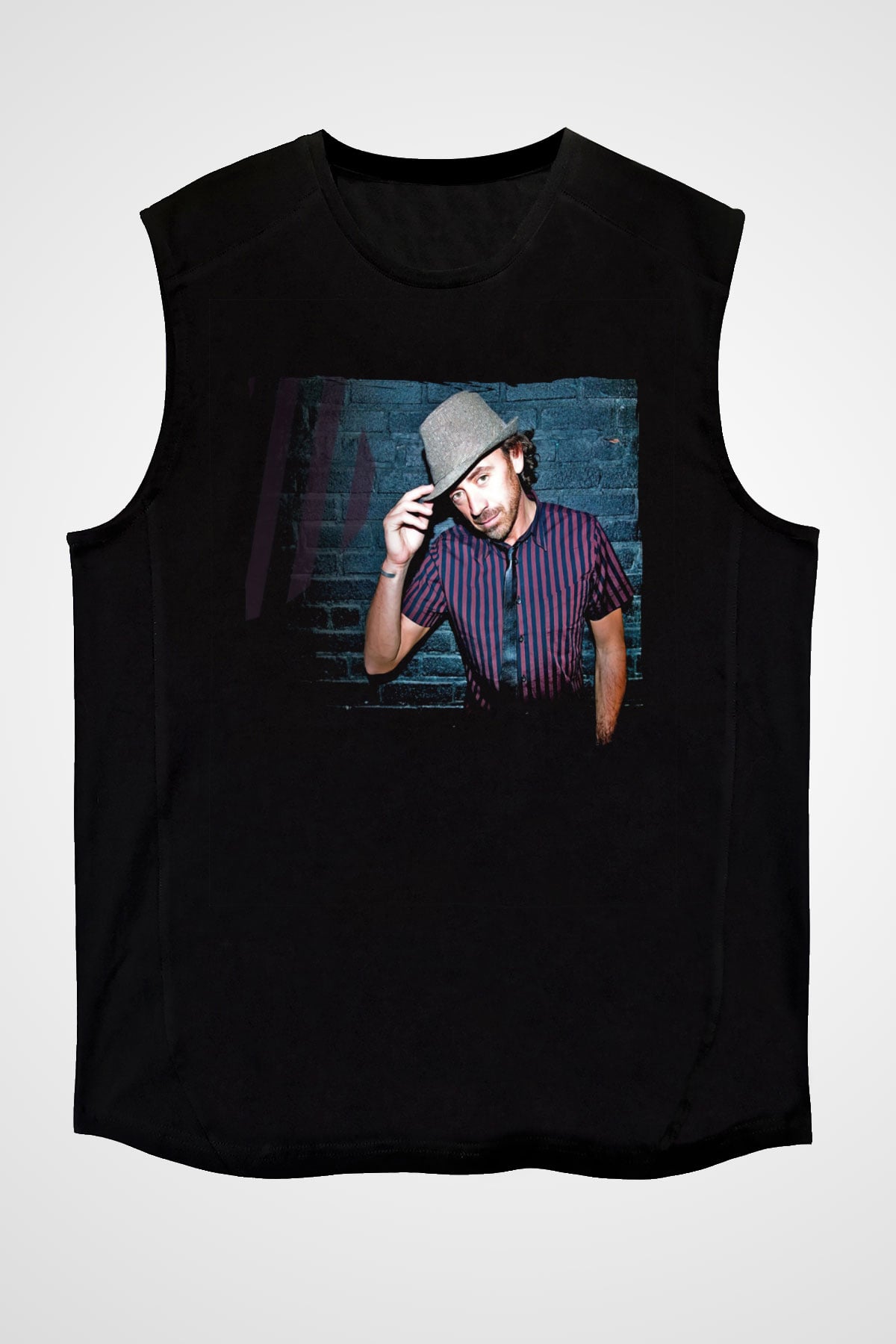 Benny Benassi Siyah Unisex Kolsuz Tişört