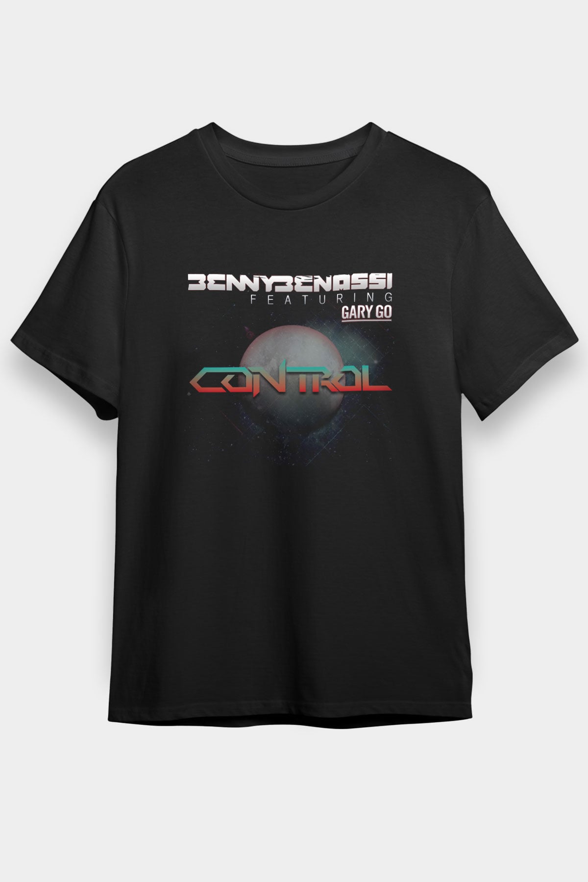 Benny Benassi Siyah Unisex Tişört T-Shirt - TişörtFabrikası
