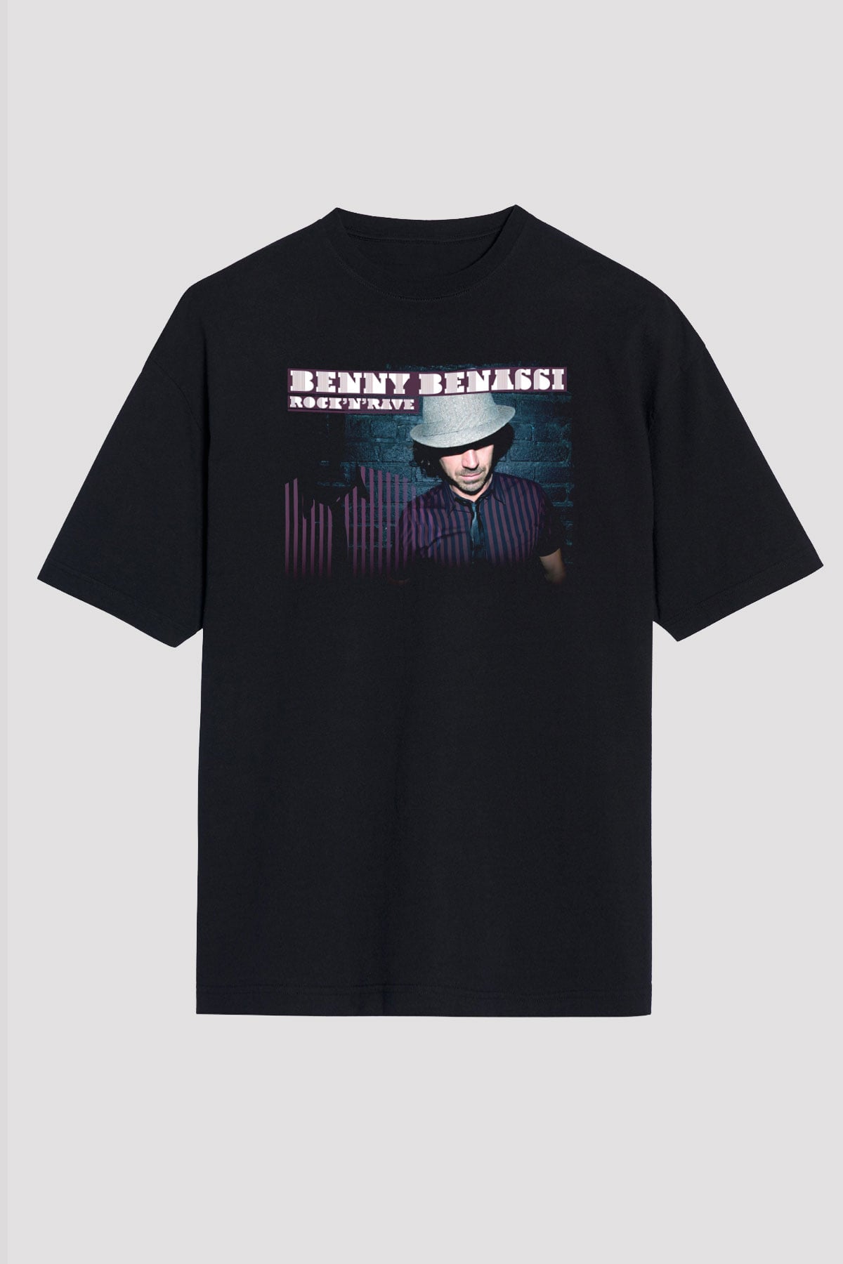 Benny Benassi Siyah Unisex Tişört T-Shirt - TişörtFabrikası