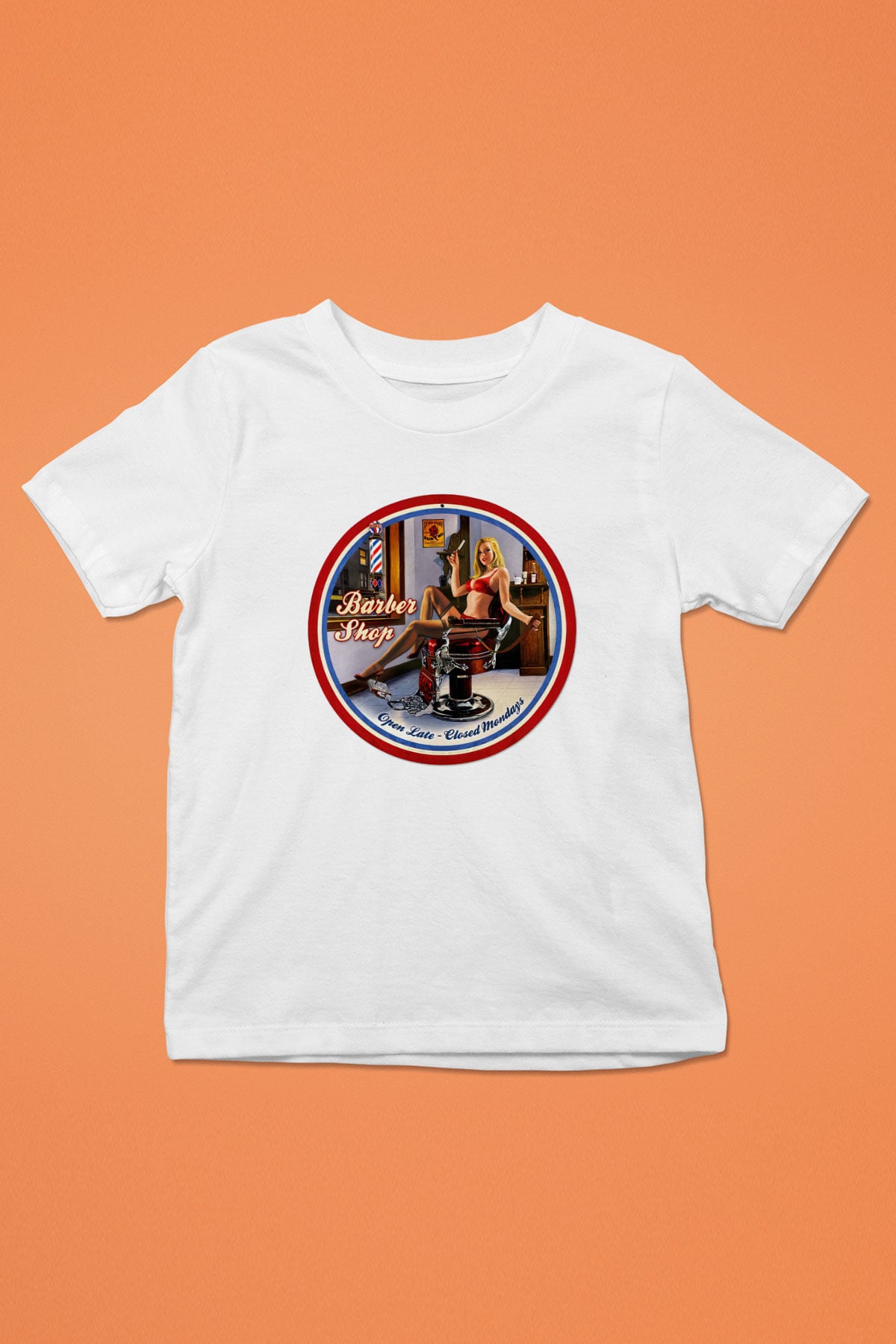 Berber Baskılı Beyaz Unisex Çocuk Tişört