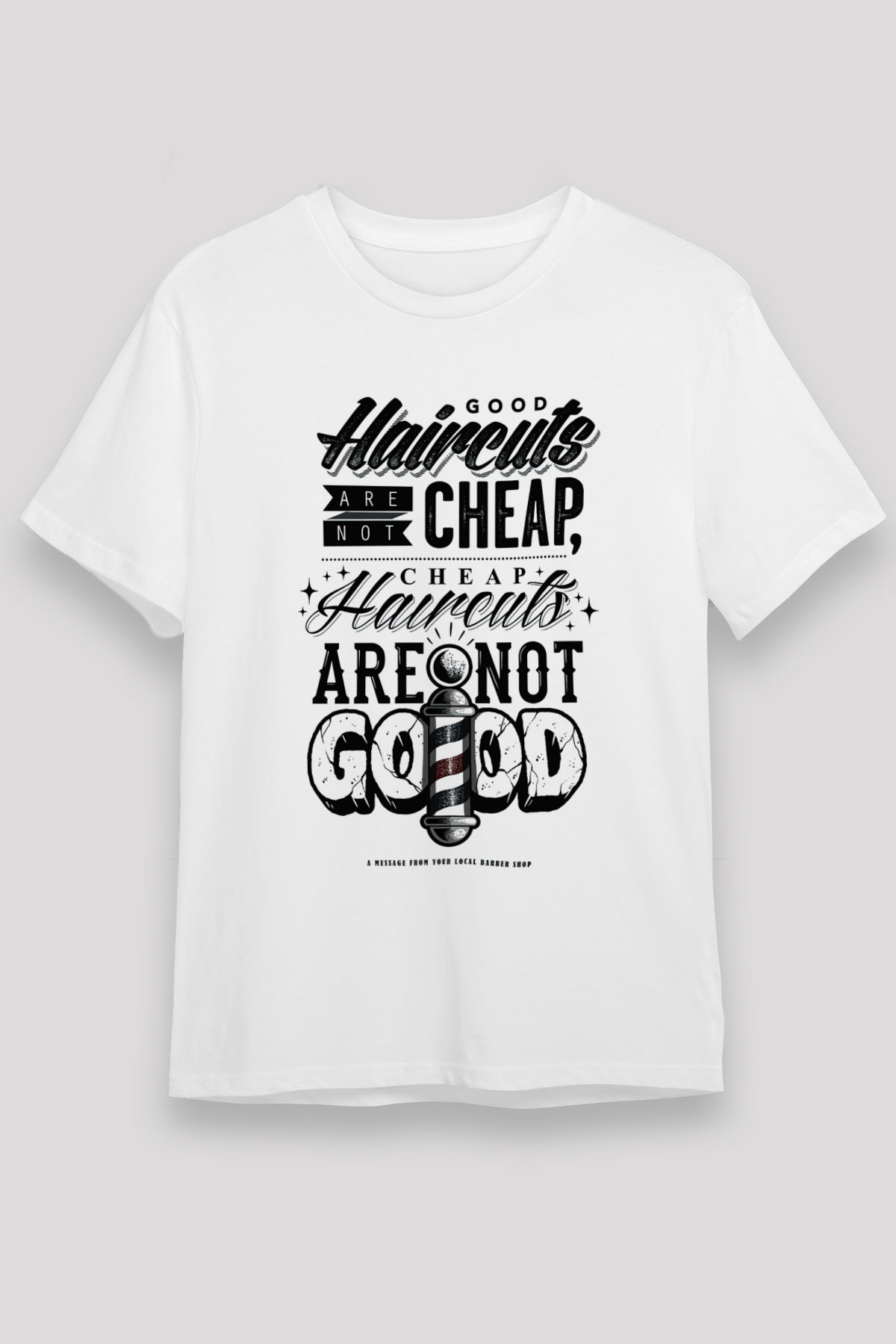 Berber Beyaz Unisex Tişört T-Shirt - TişörtFabrikası