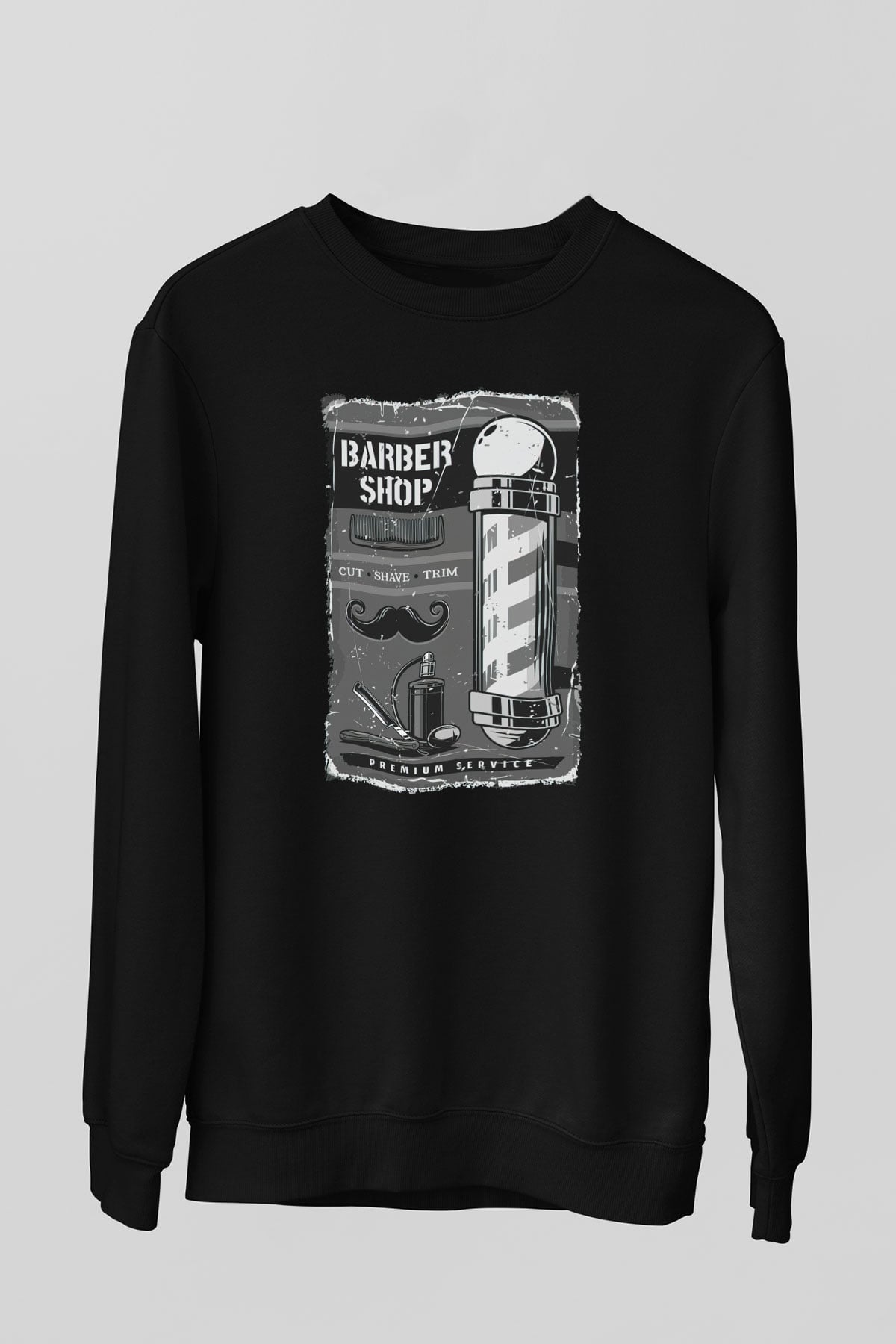 Berber Siyah Unisex Sweatshirt