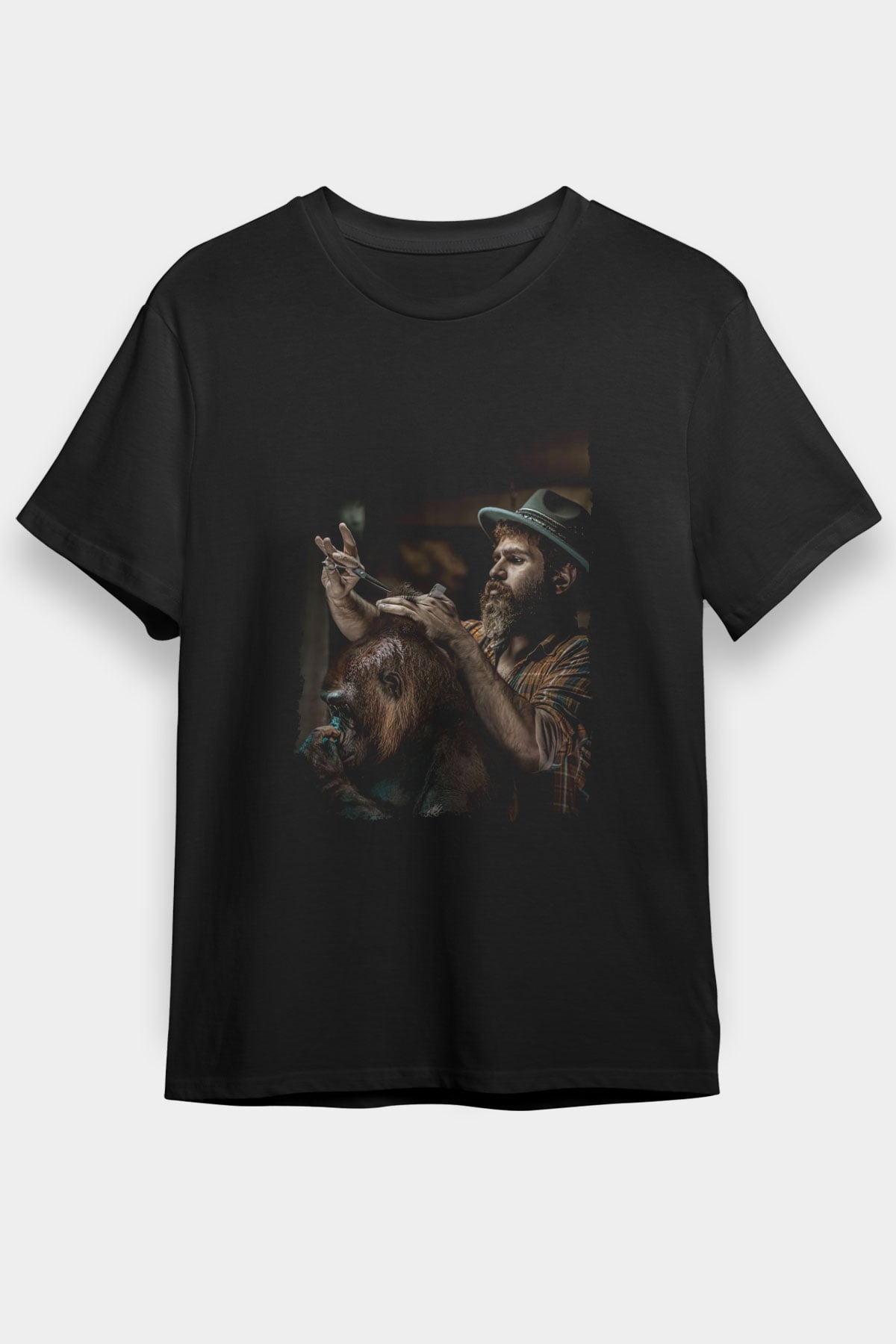 Berber Siyah Unisex Tişört T-Shirt - TişörtFabrikası