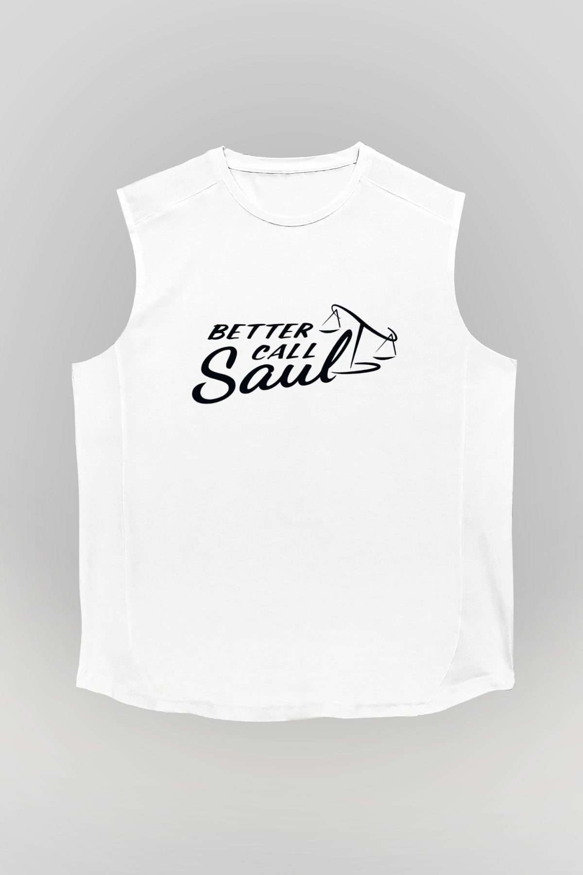 Better Call Saul Beyaz Unisex Kolsuz Tişört