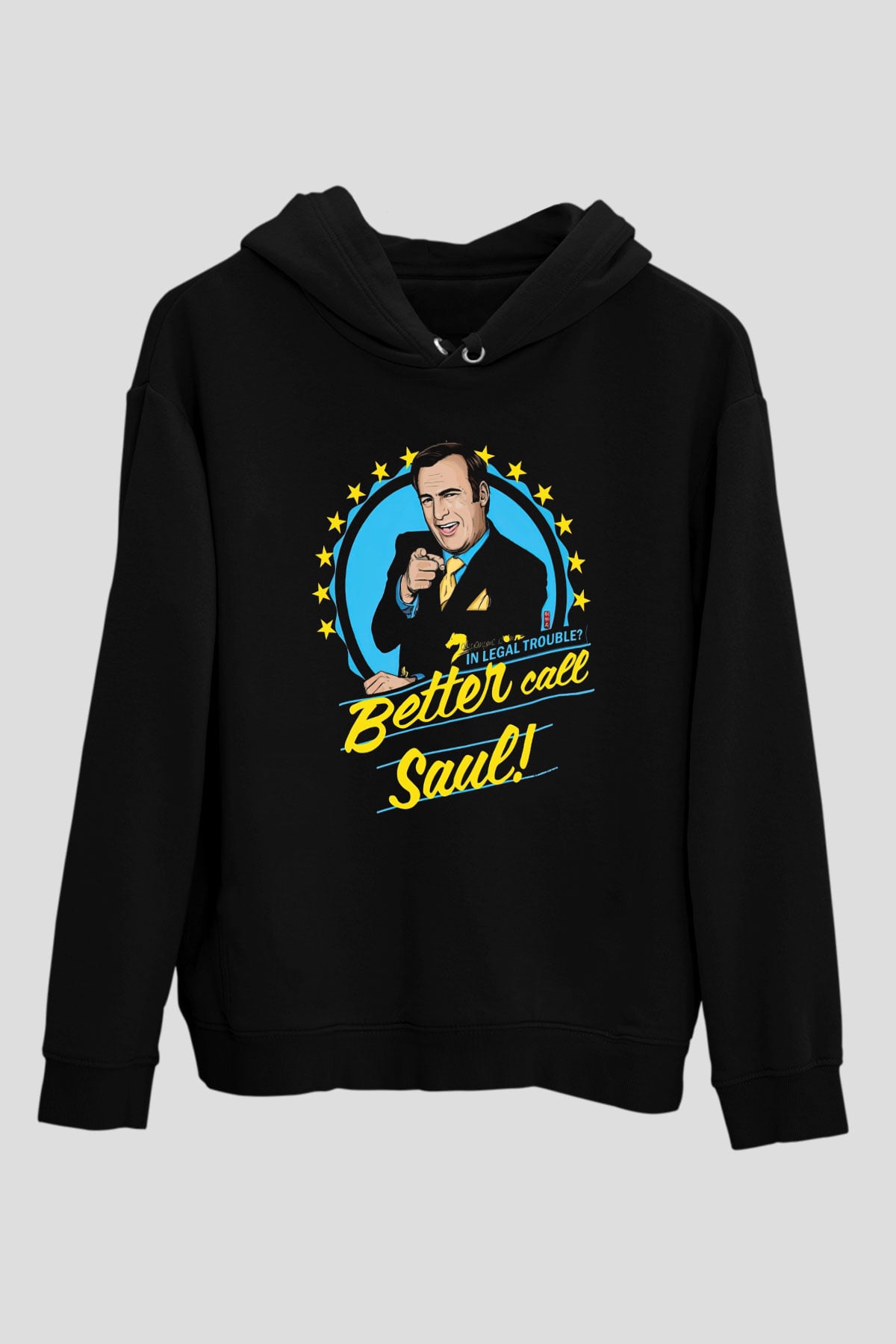 Better Call Saul Siyah Unisex Hoodie