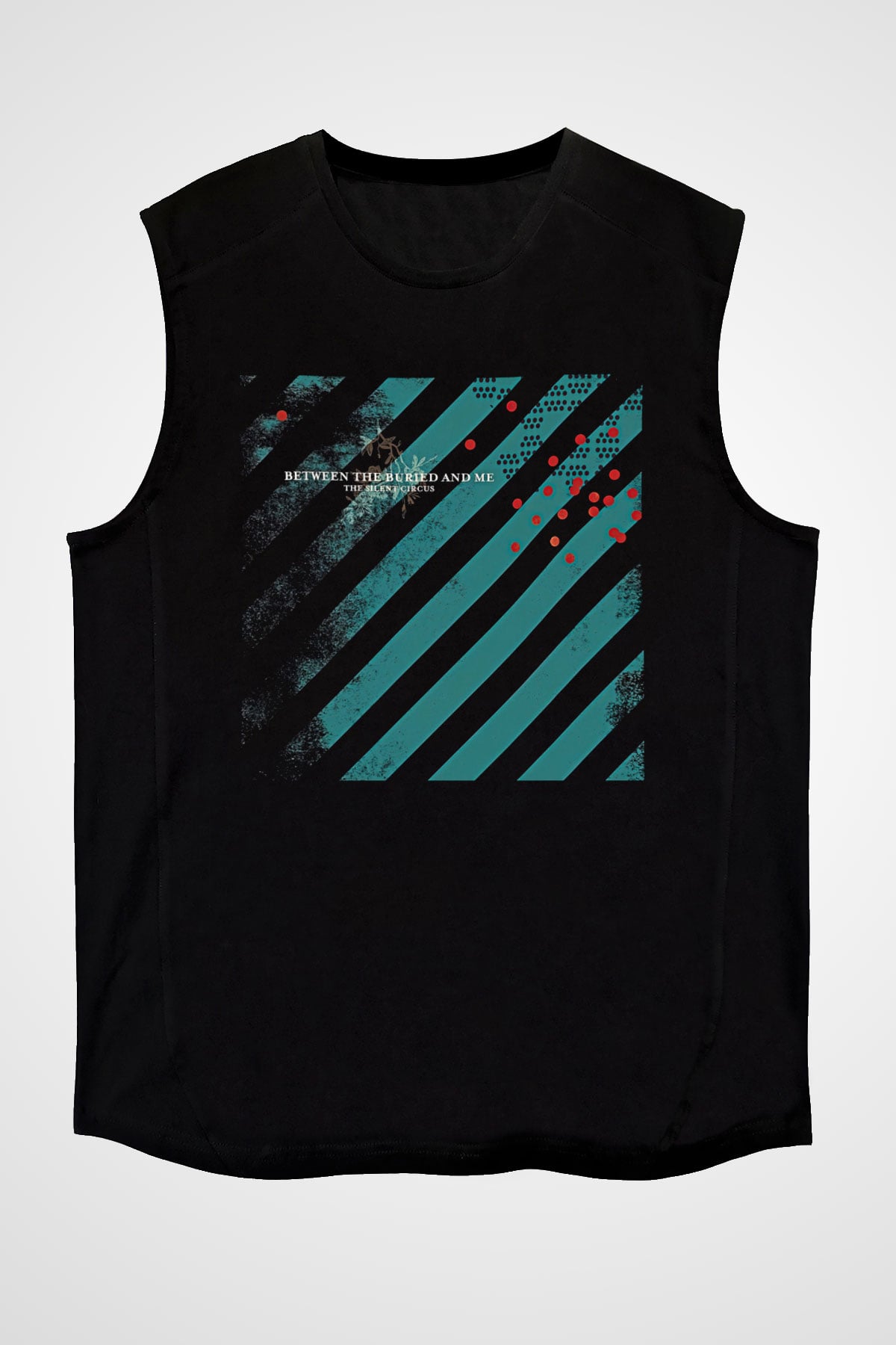 Between The Buried And Me Baskılı Unisex Siyah Kolsuz Tişört - Tshirt