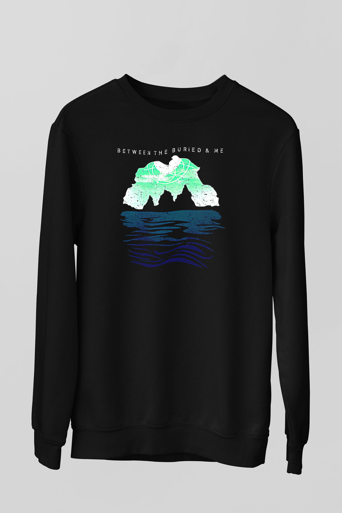 Between The Buried And Me Baskılı Unisex Siyah Sweatshirt