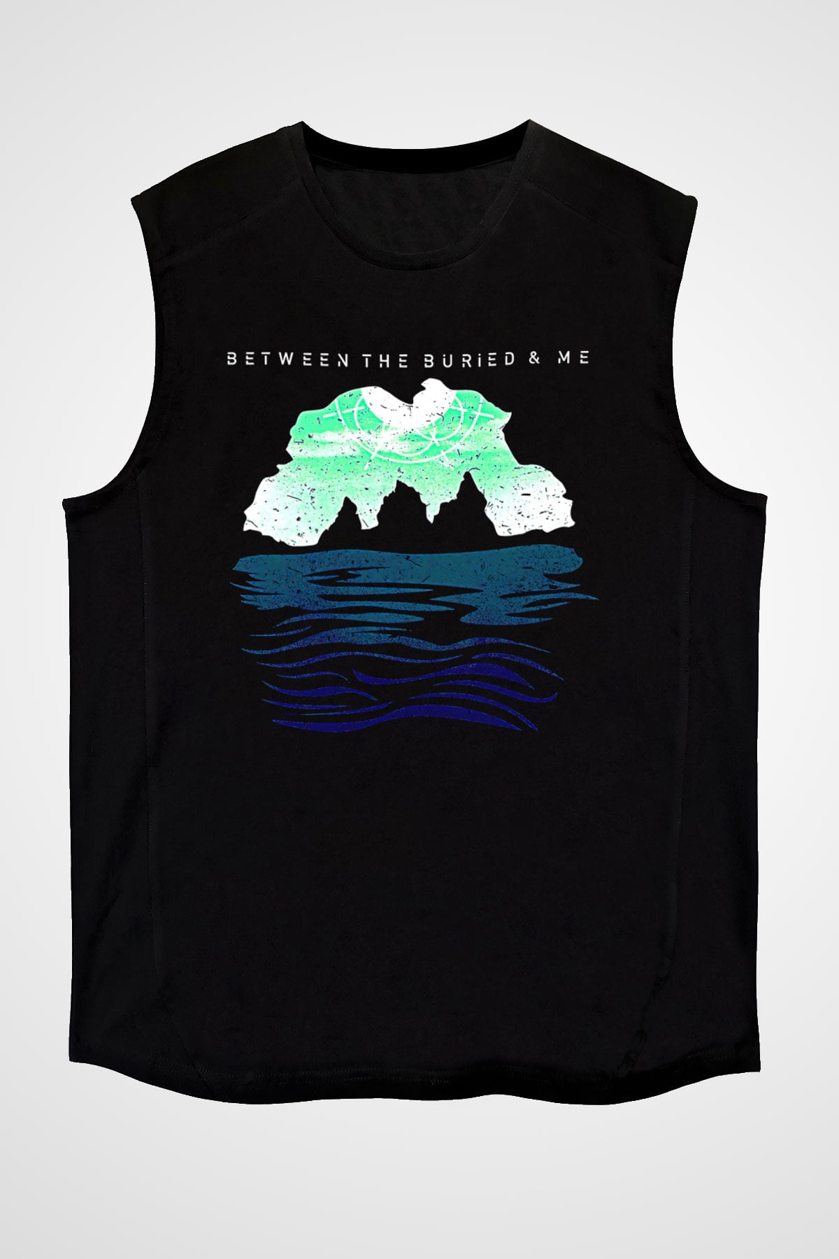 Between The Buried And Me Baskılı Unisex Siyah Kolsuz Tişört - Tshirt