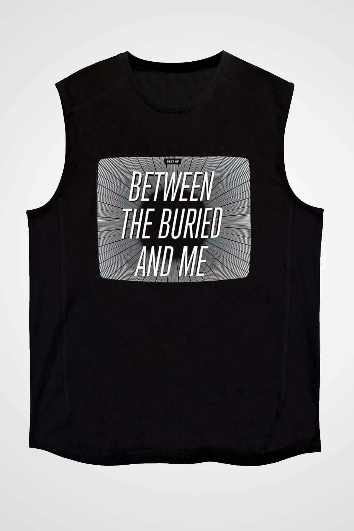 Between The Buried And Me Baskılı Unisex Siyah Kolsuz Tişört - Tshirt