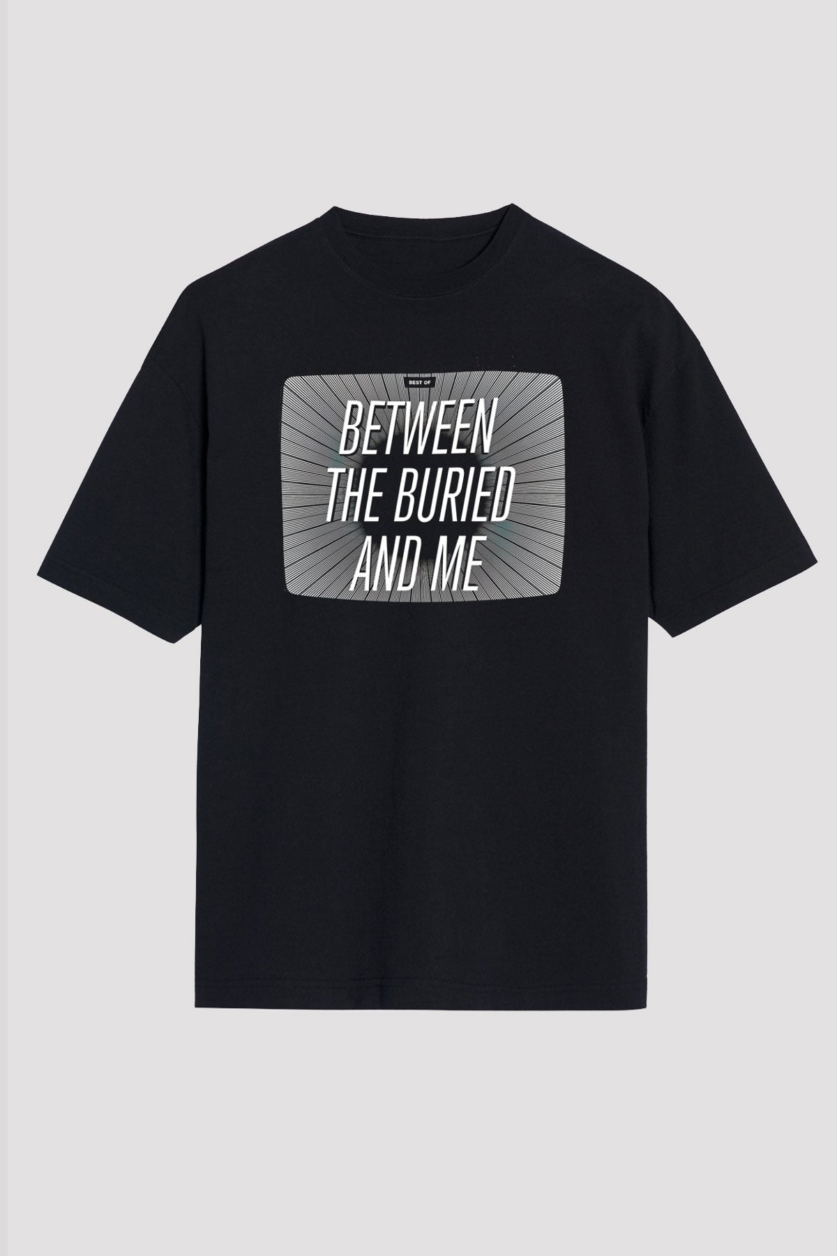 Between The Buried And Me Baskılı Unisex Siyah Oversize Tişört - Tshirt