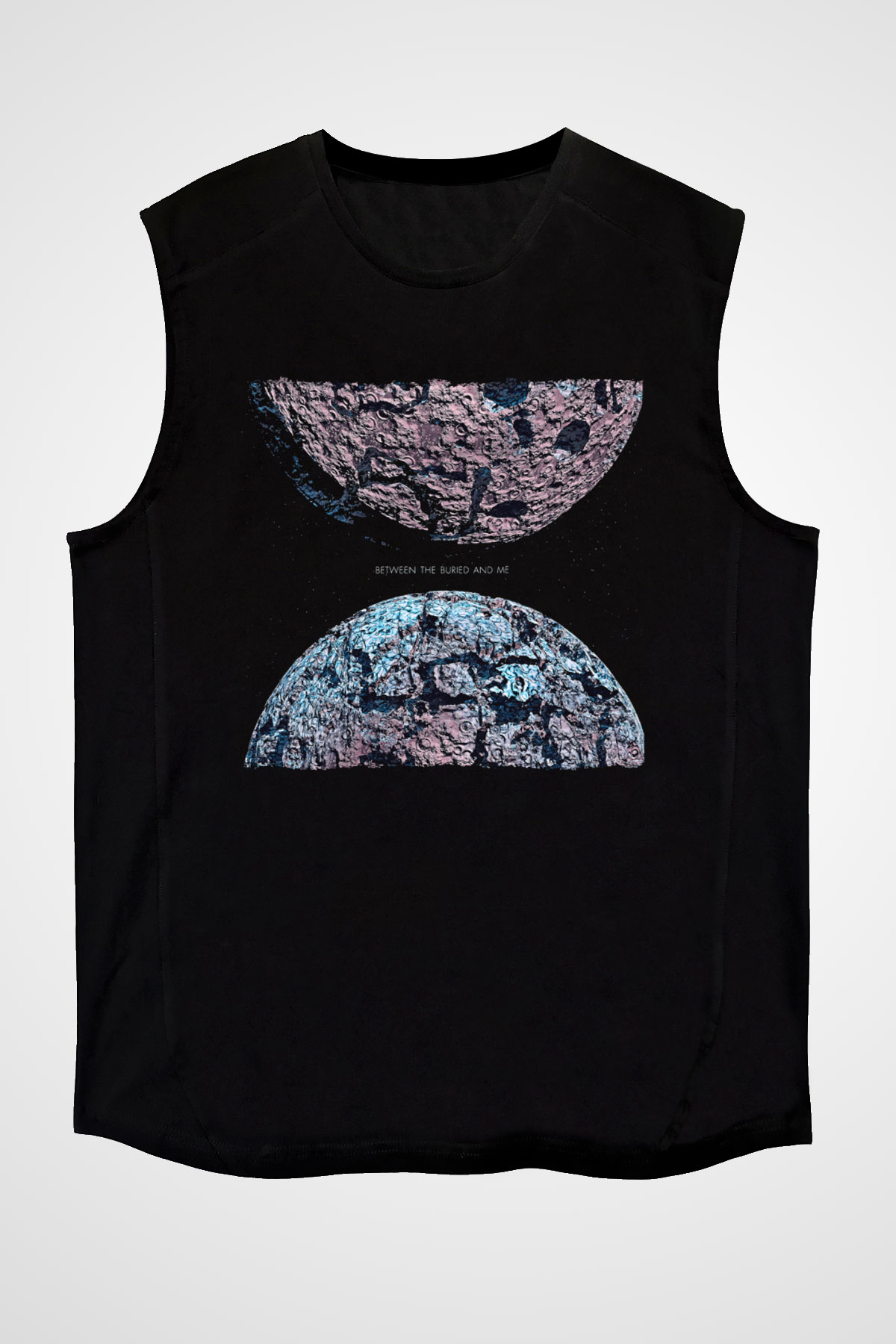 Between The Buried And Me Baskılı Unisex Siyah Kolsuz Tişört - Tshirt