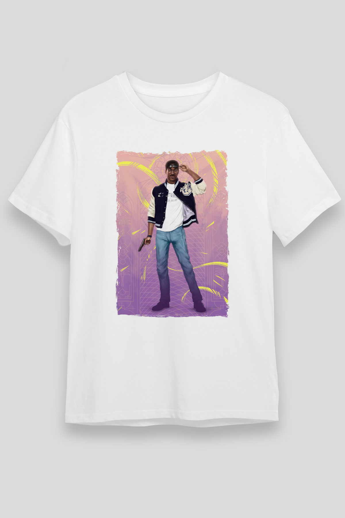 Beverly Hills Cop Beyaz Unisex Tişört