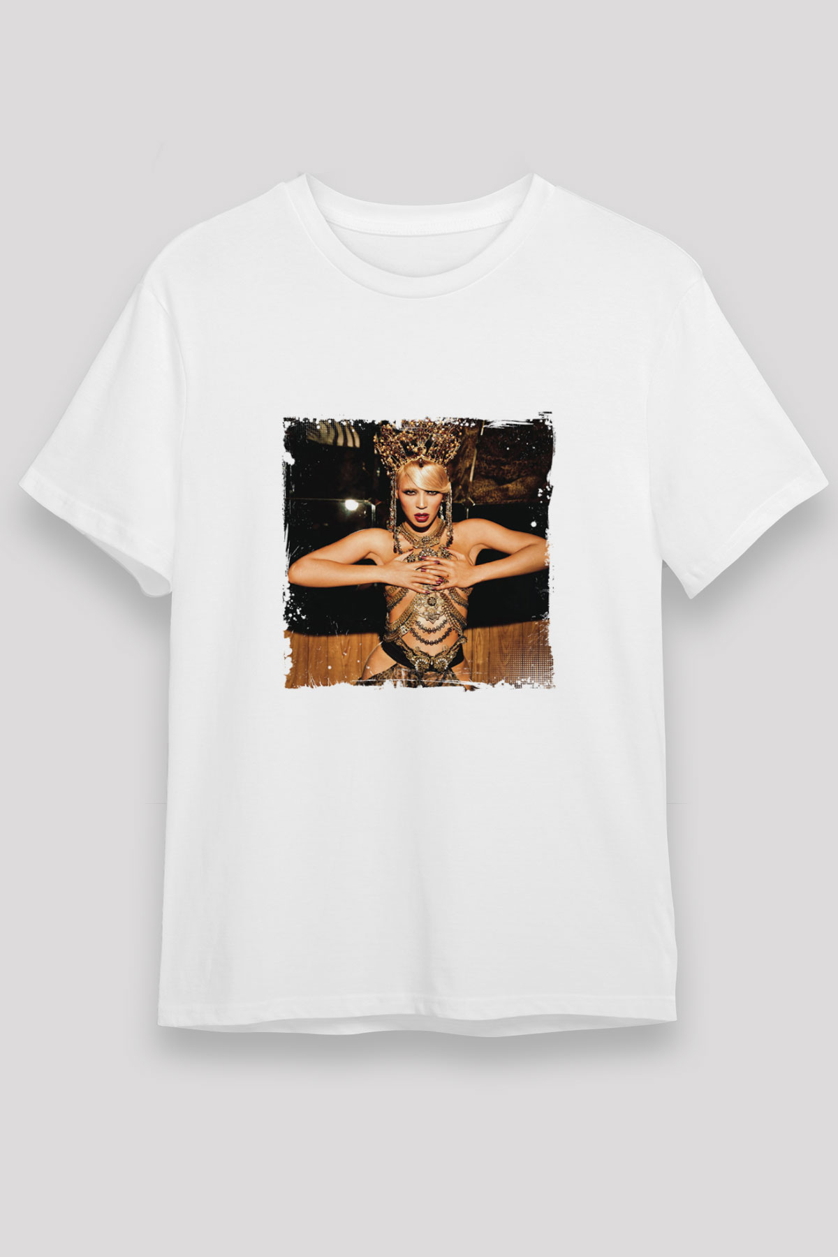 Beyonce Baskılı Unisex Beyaz Tişört