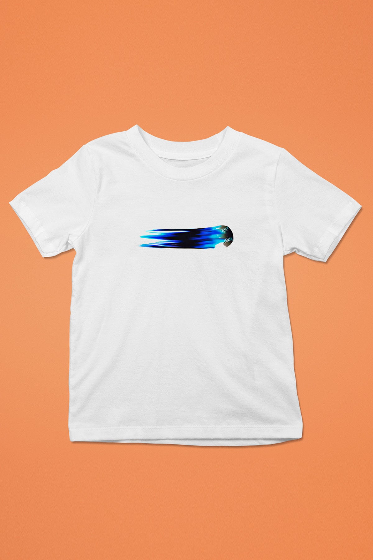 Beyzbol Baskılı Unisex Beyaz Çocuk Tişört - Tshirt