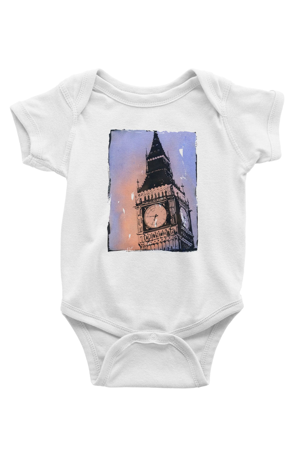Big Ben Beyaz Bebek Body - Zıbın