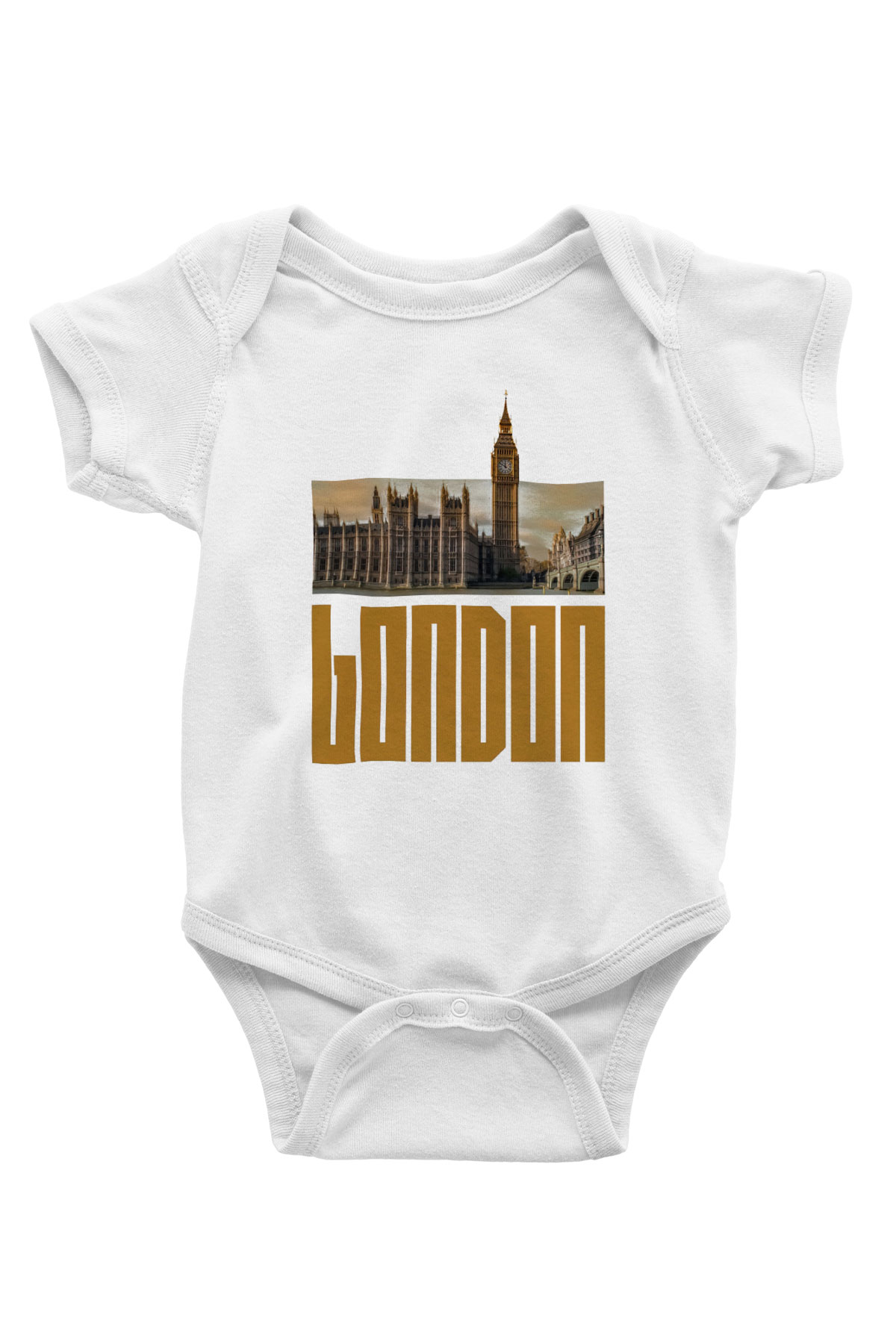 Big Ben Beyaz Bebek Body - Zıbın
