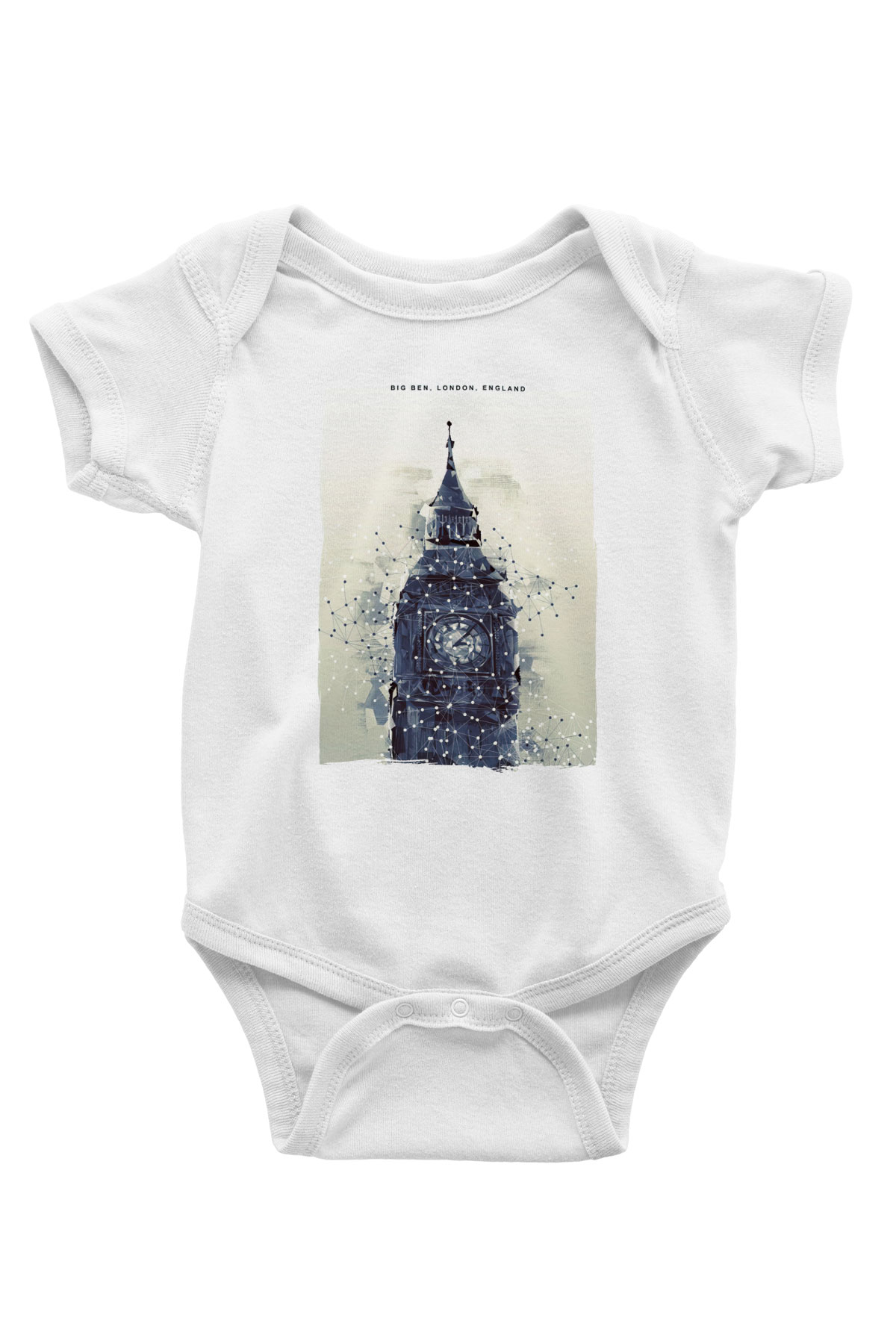Big Ben Beyaz Bebek Body - Zıbın